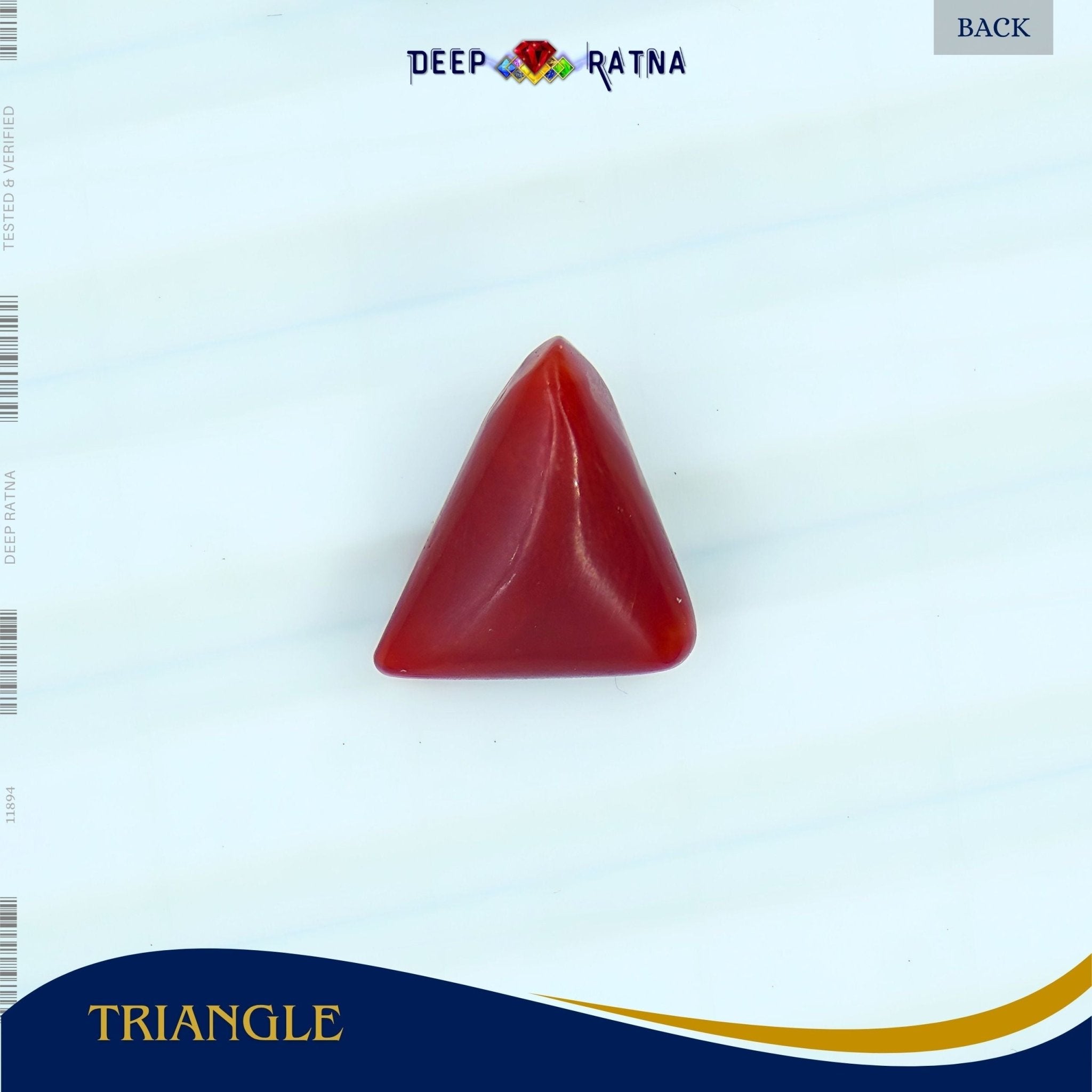 Red Coral 3.12 Carat (Italian) - Deep Ratna