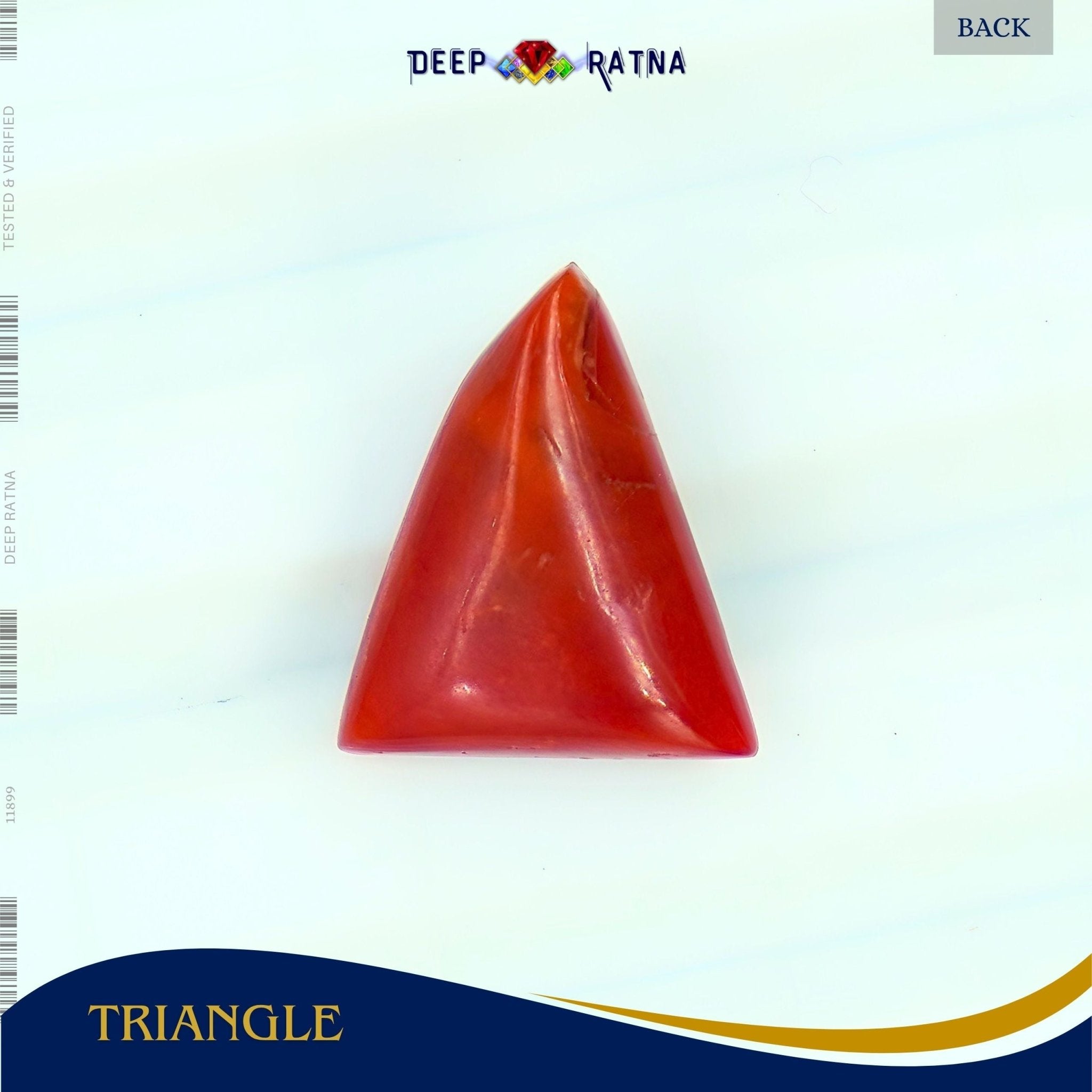 Red Coral 3.14 Carat (Italian) - Deep Ratna