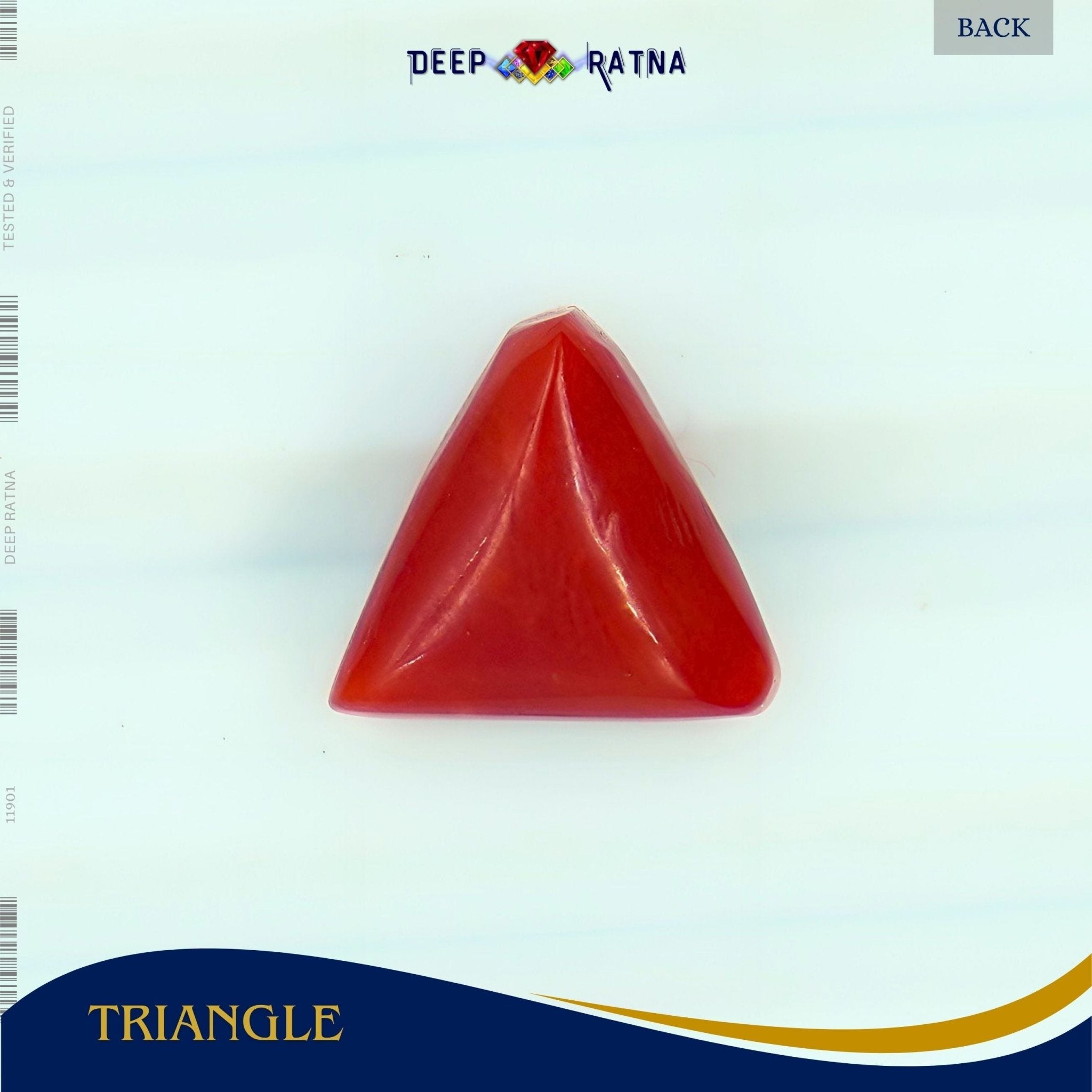 Red Coral 3.18 Carat (Italian) - Deep Ratna