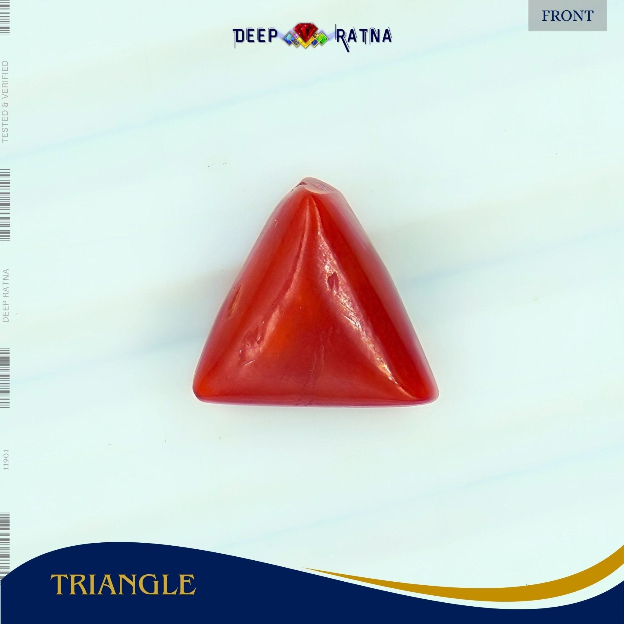 Red Coral 3.18 Carat (Italian) - Deep Ratna