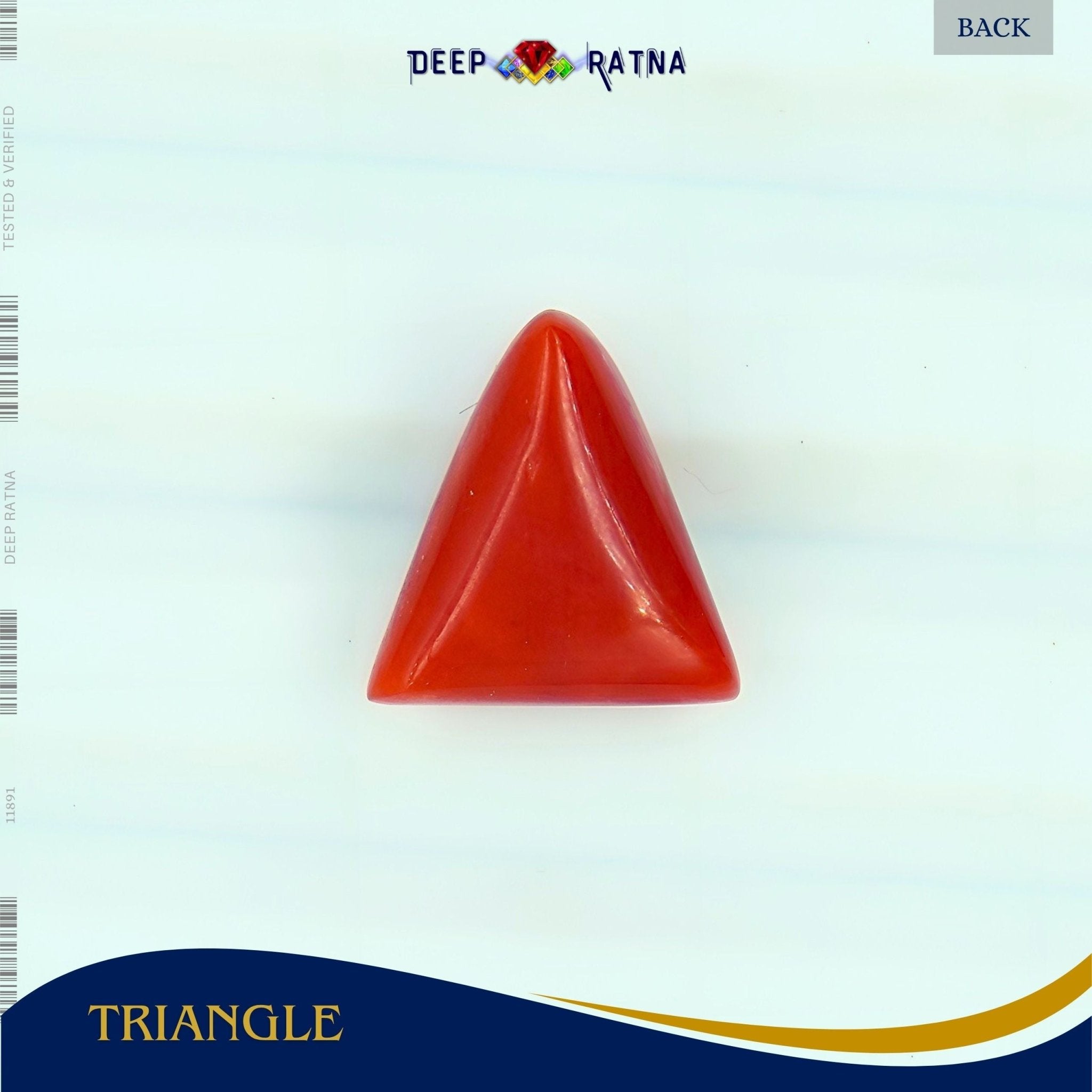 Red Coral 3.26 Carat (Italian) - Deep Ratna