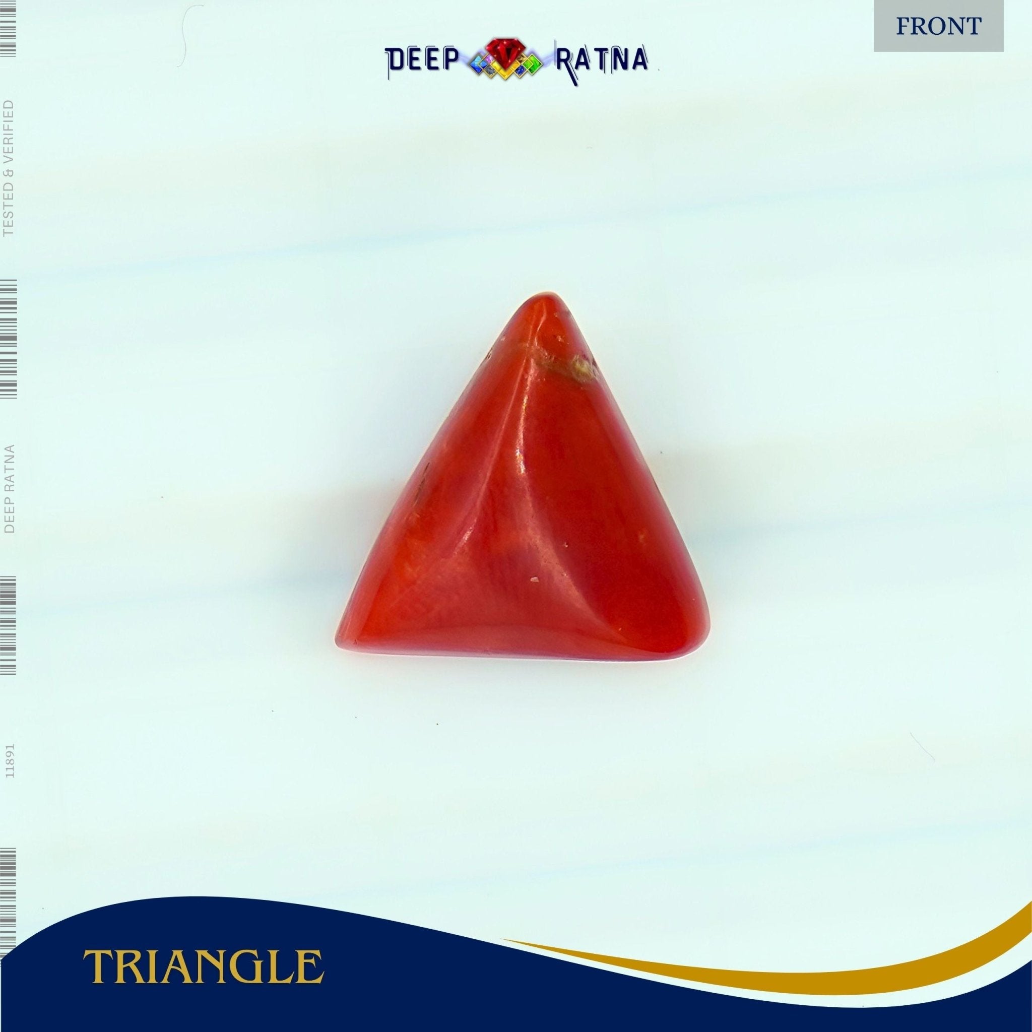 Red Coral 3.26 Carat (Italian) - Deep Ratna