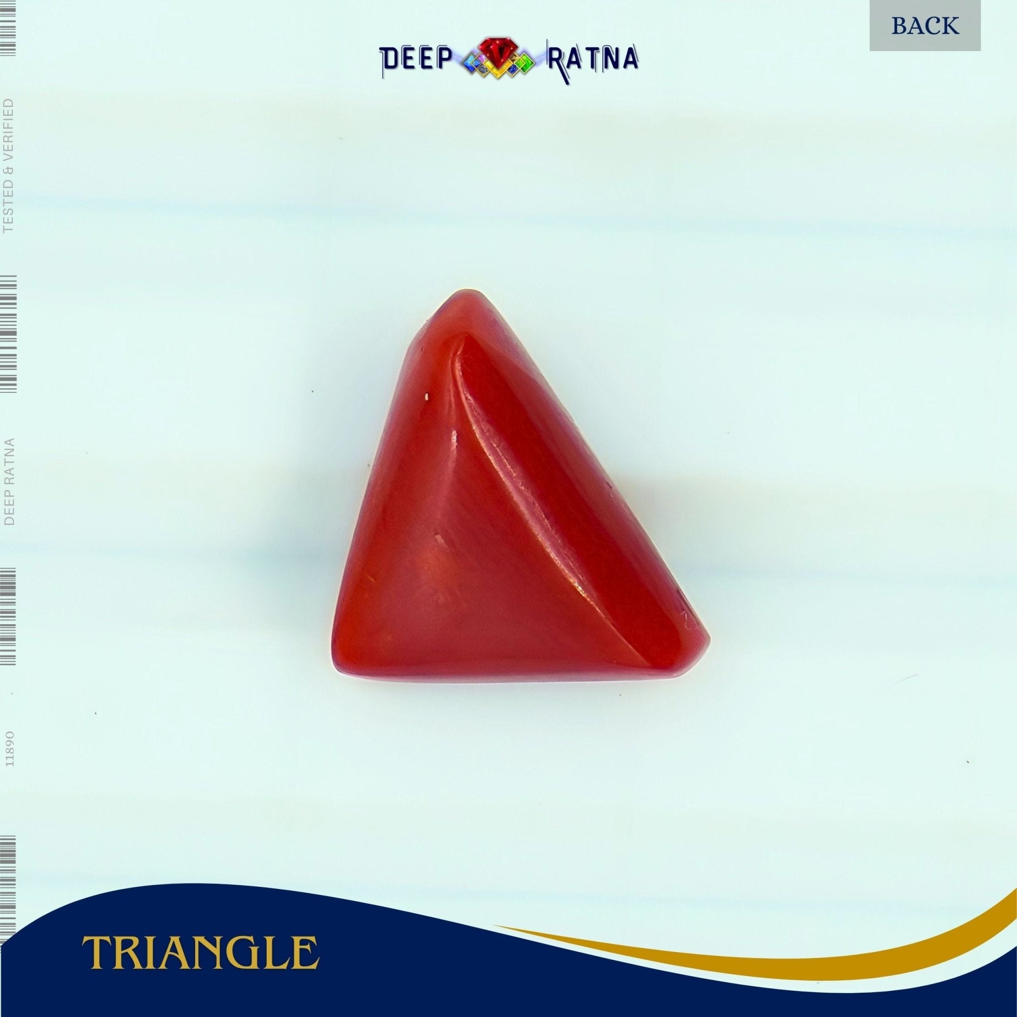 Red Coral 3.27 Carat (Italian) - Deep Ratna