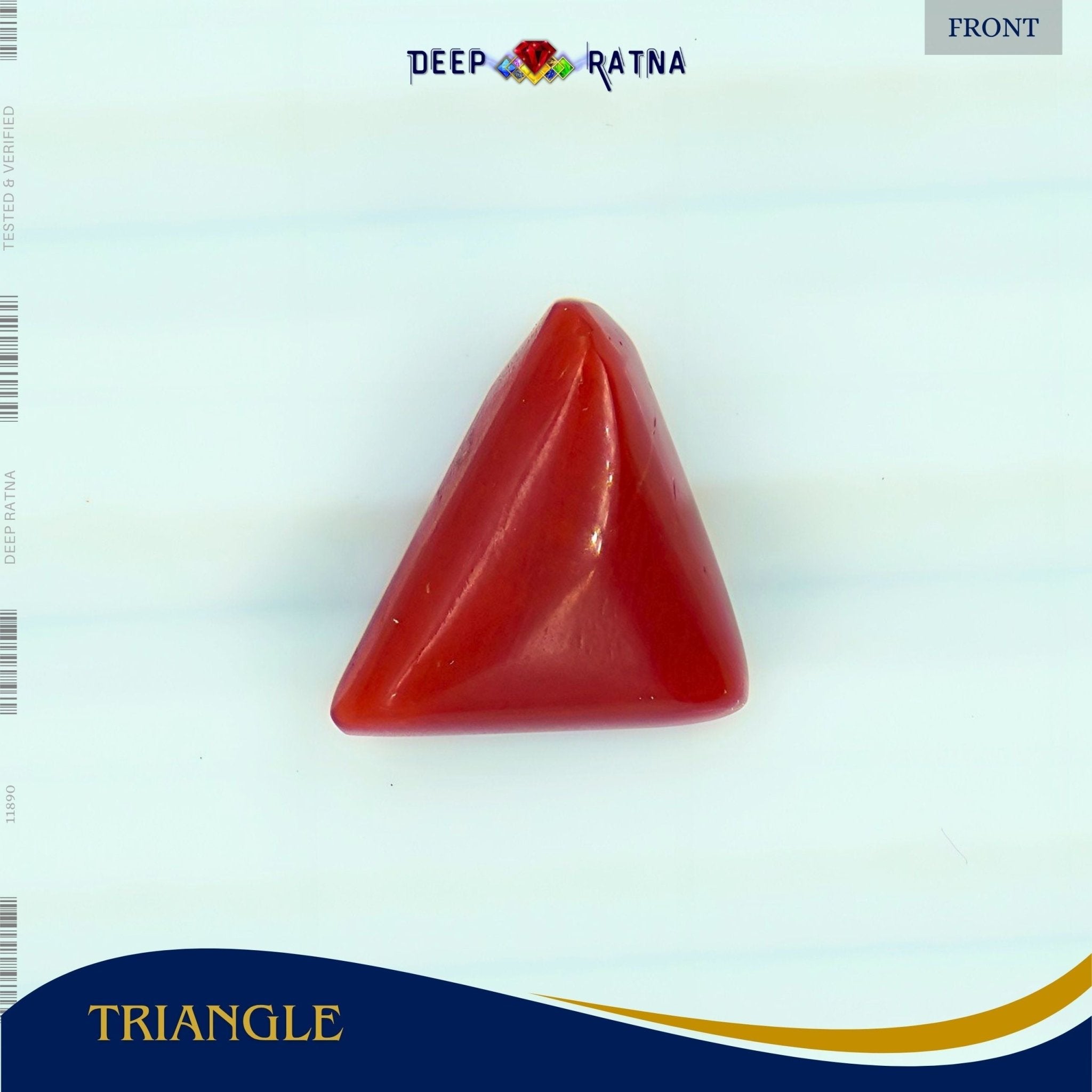 Red Coral 3.27 Carat (Italian) - Deep Ratna