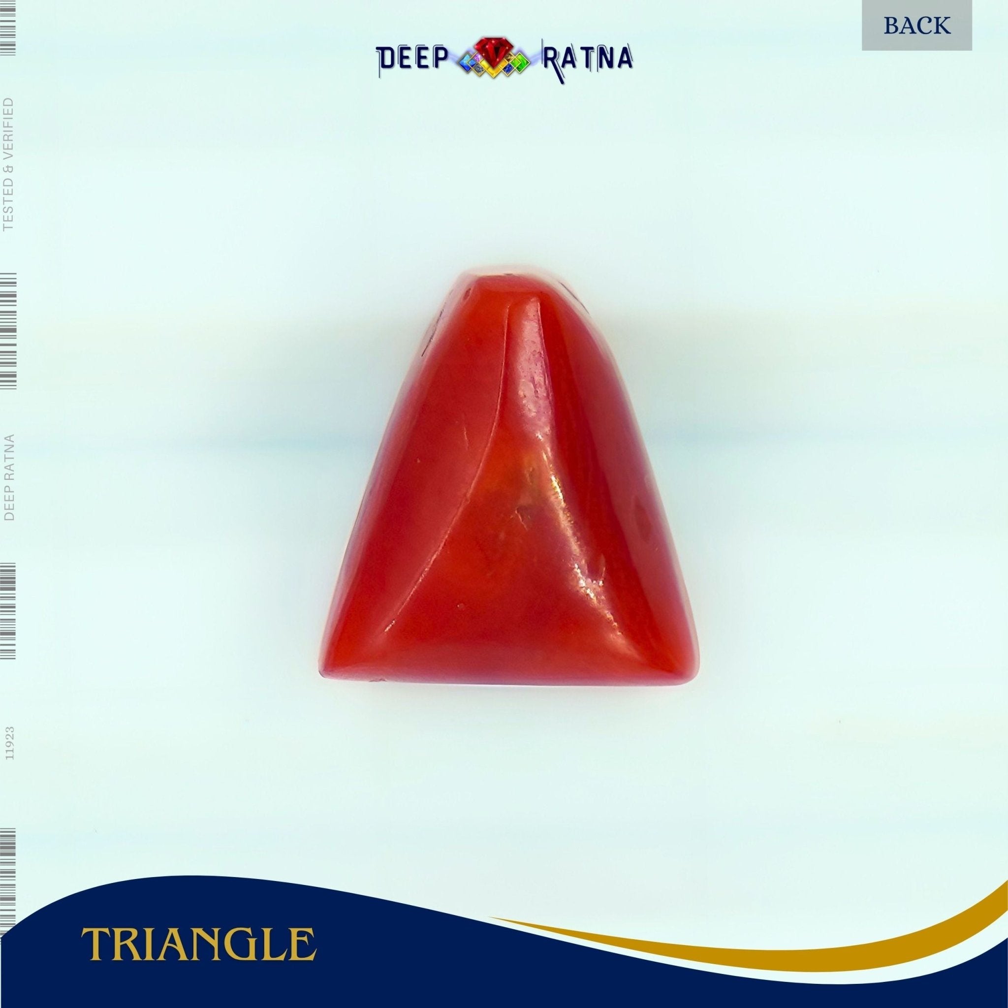 Red Coral 3.29 Carat (Italian) - Deep Ratna