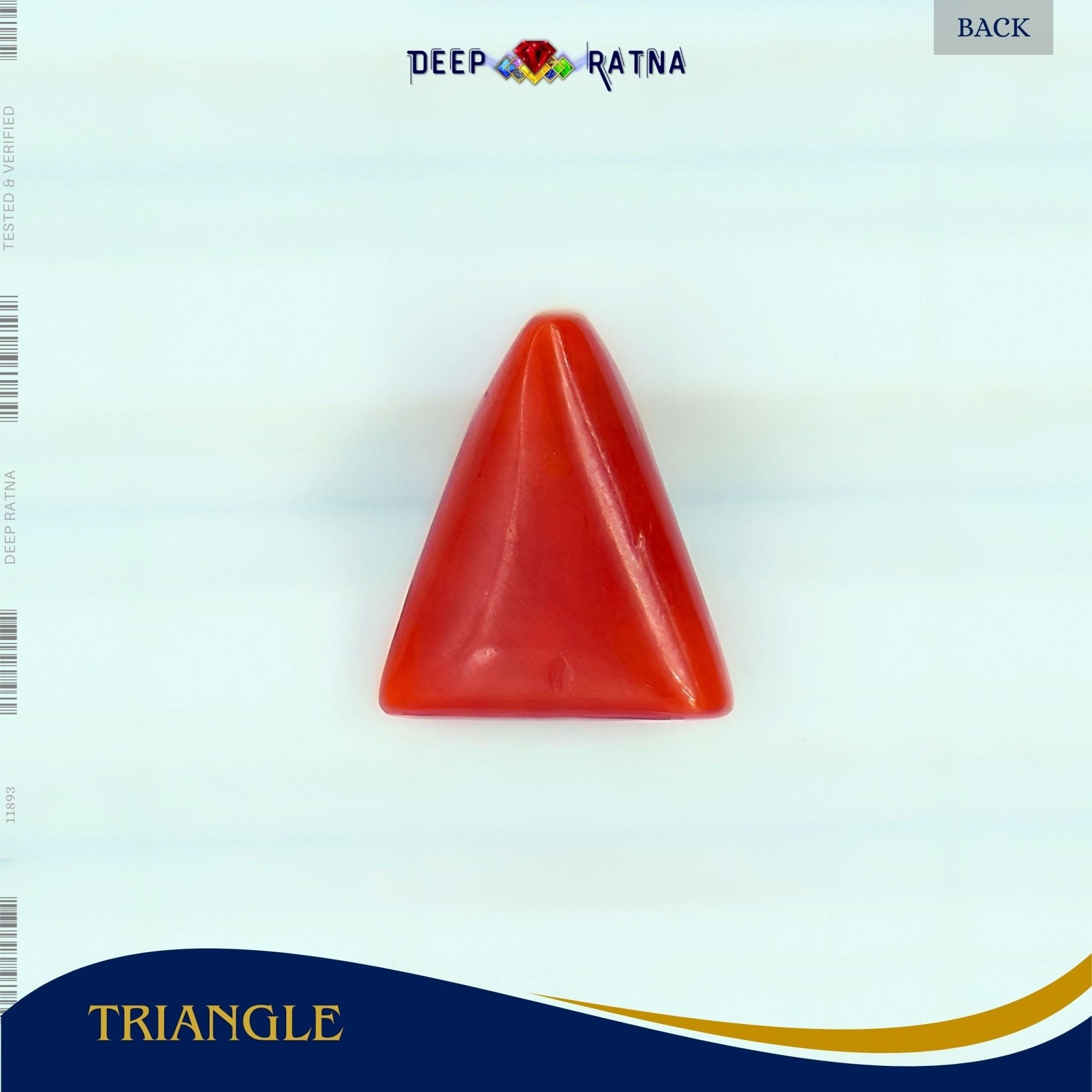 Red Coral 3.34 Carat (Italian) - Deep Ratna