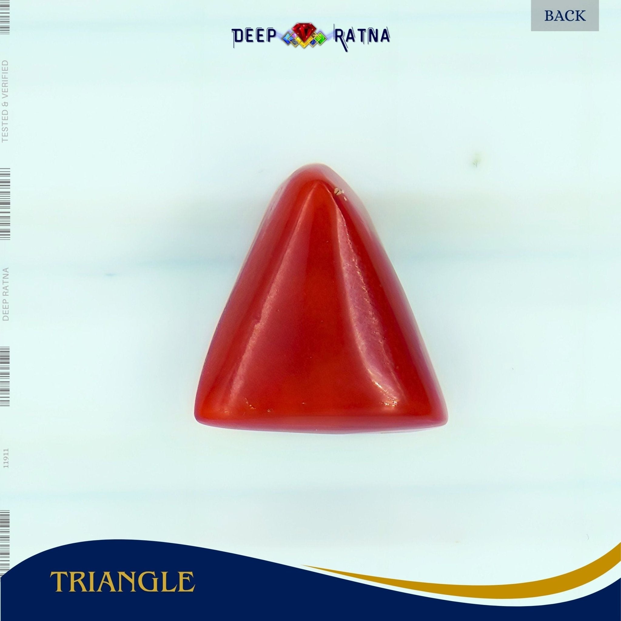 Red Coral 3.36 Carat (Italian) - Deep Ratna