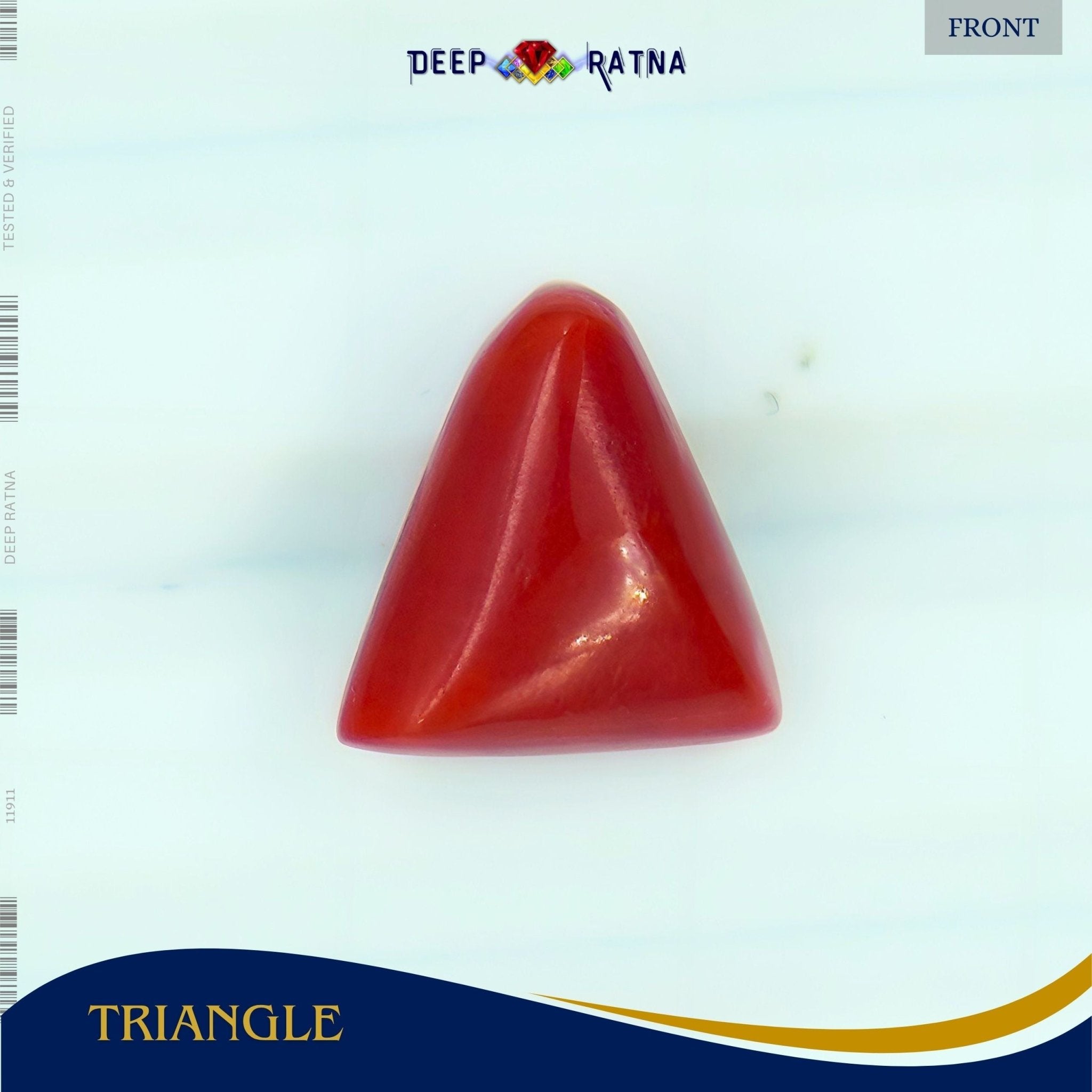 Red Coral 3.36 Carat (Italian) - Deep Ratna