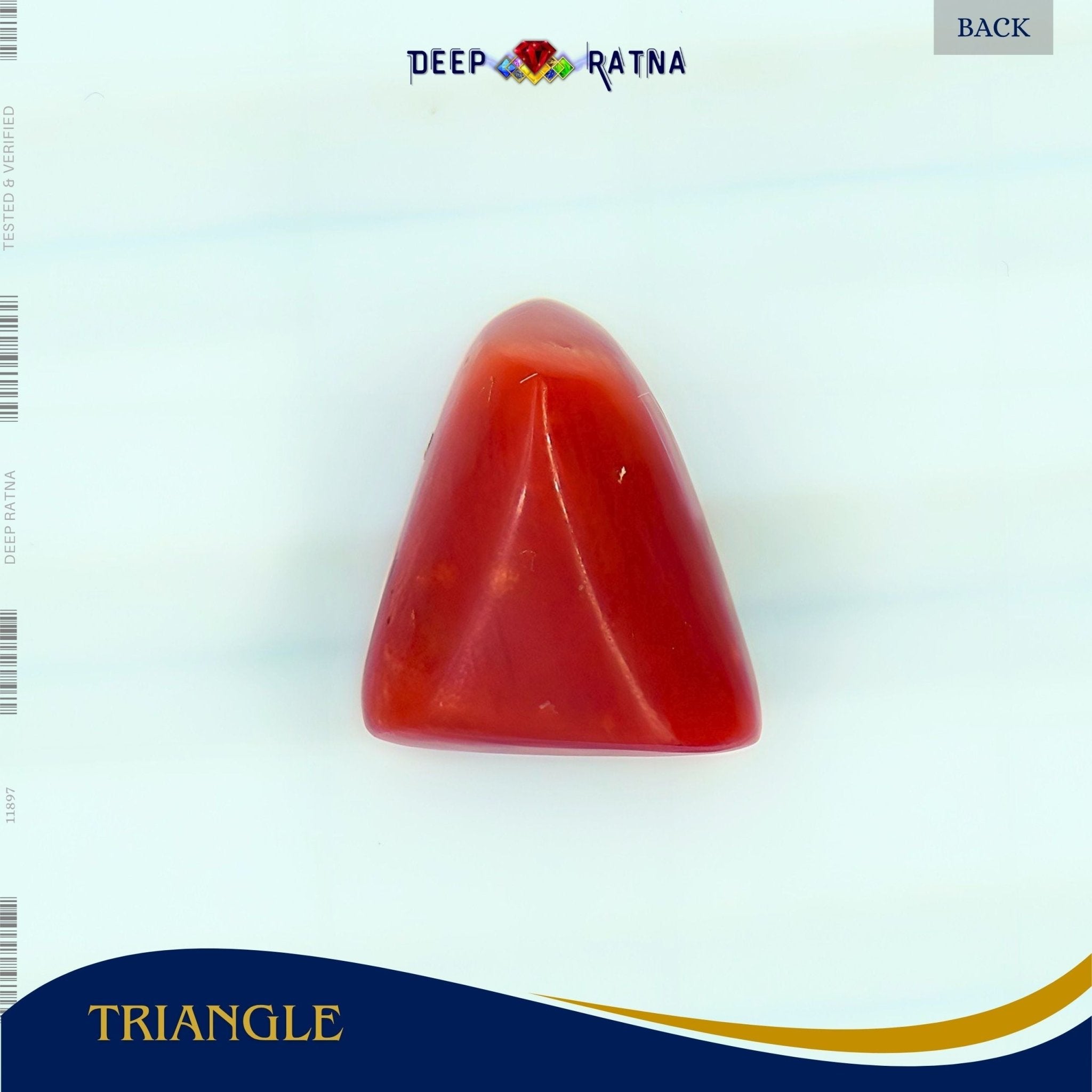 Red Coral 3.37 Carat (Italian) - Deep Ratna