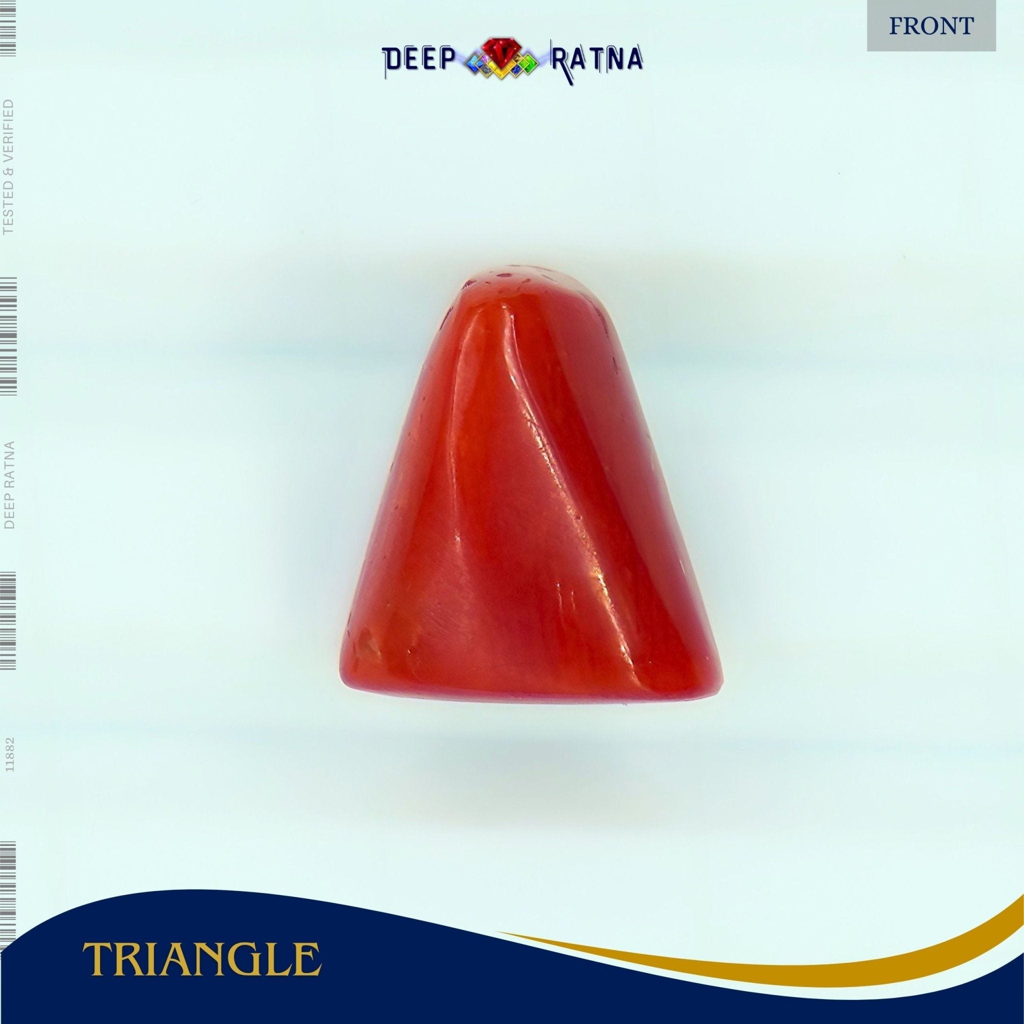 Red Coral 3.43 Carat (Italian) - Deep Ratna
