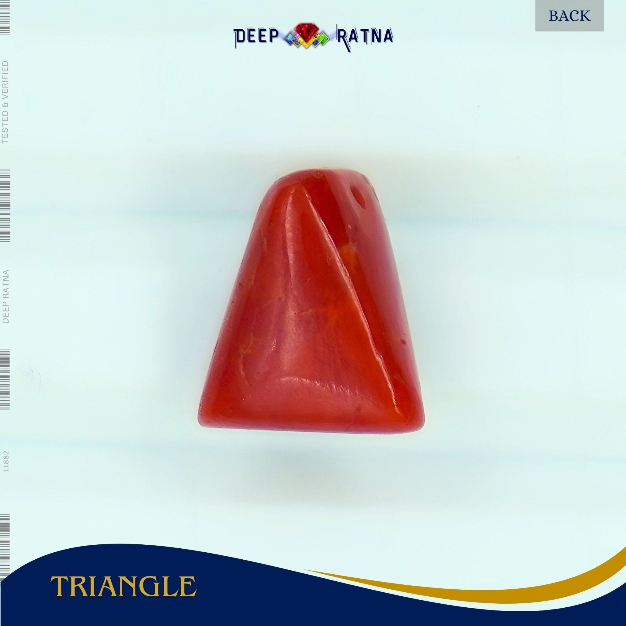 Red Coral 3.43 Carat (Italian) - Deep Ratna