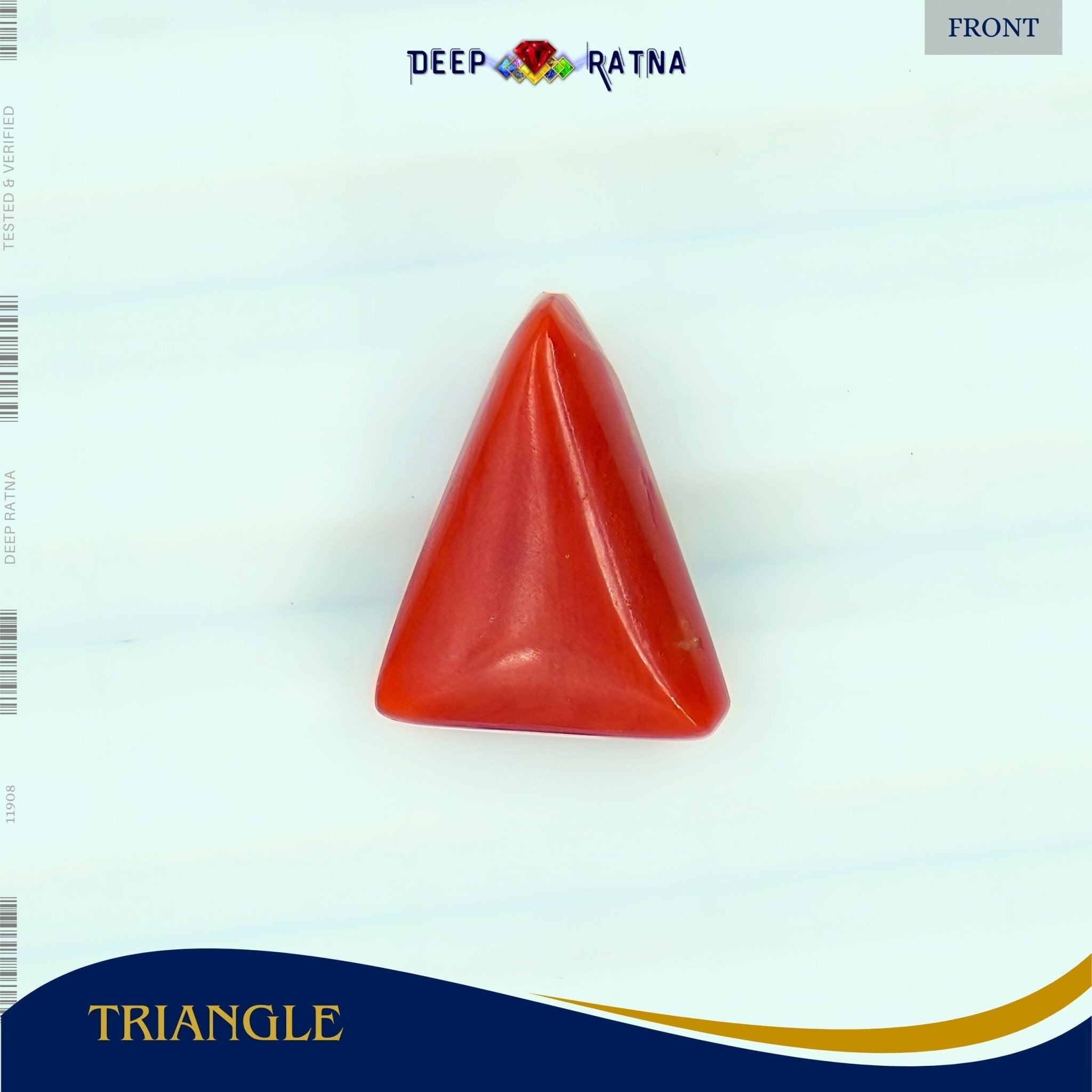 Red Coral 3.48 Carat (Italian) - Deep Ratna