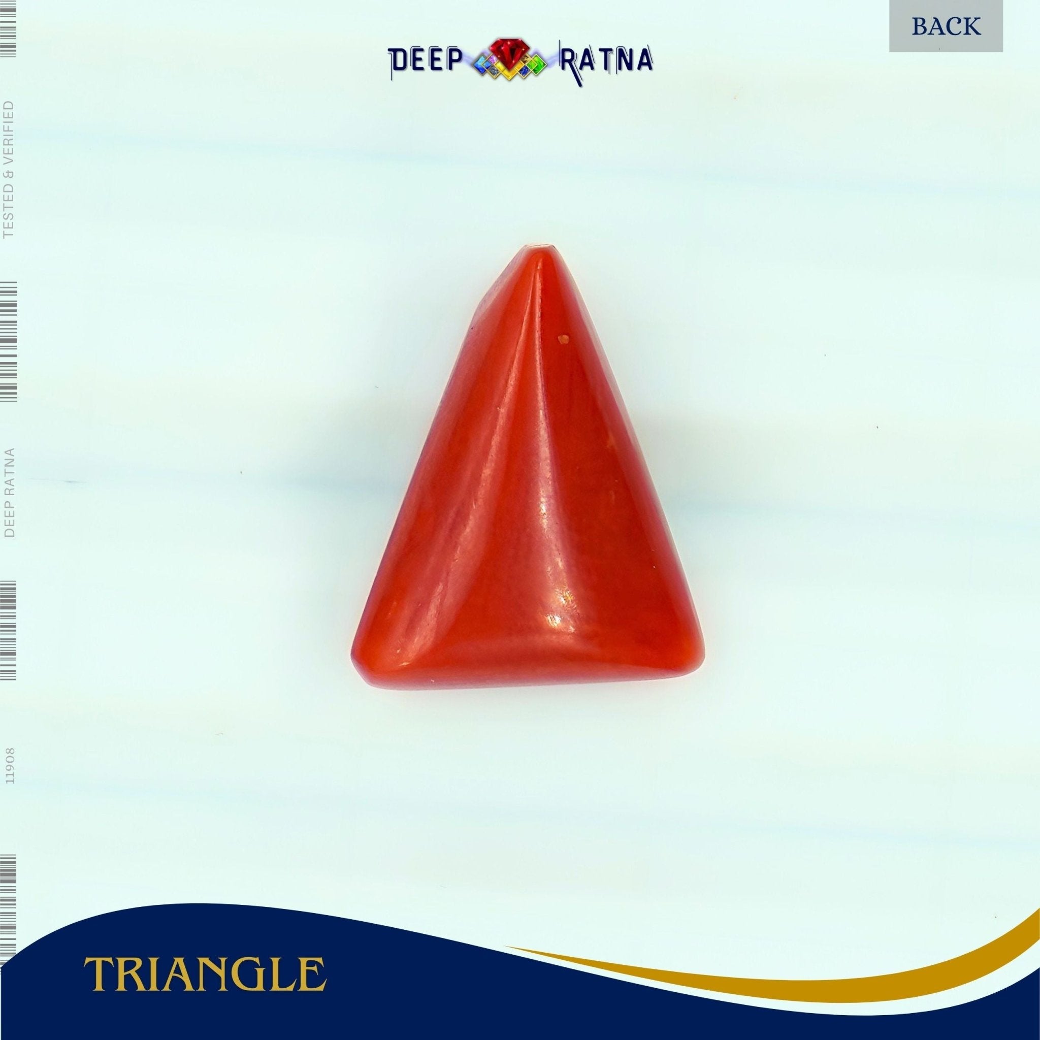 Red Coral 3.48 Carat (Italian) - Deep Ratna