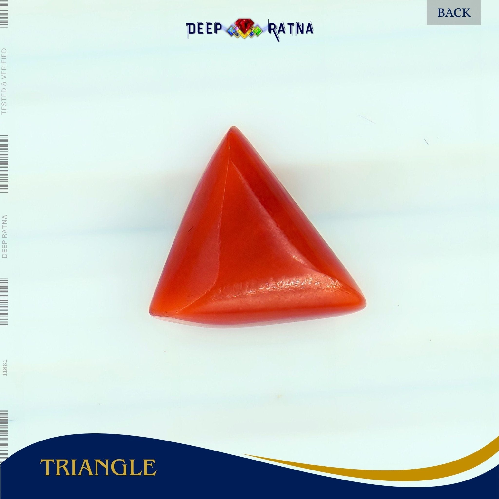 Red Coral 3.49 Carat (Italian) - Deep Ratna