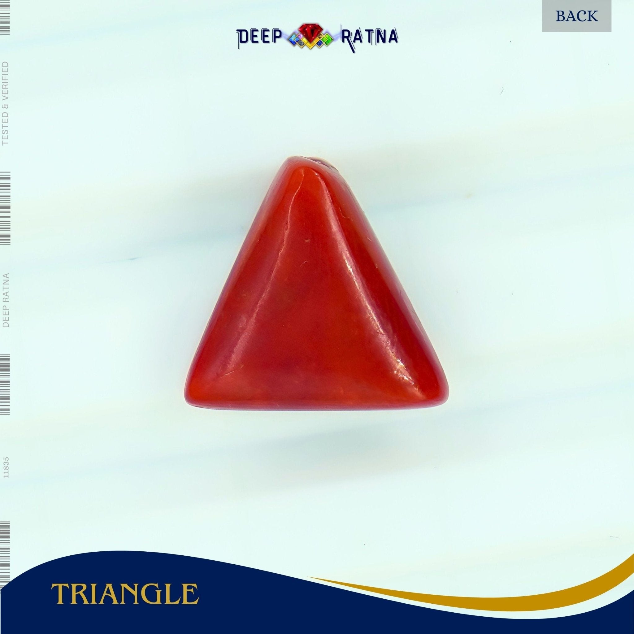 Red Coral 3.51 Carat (Italian) - Deep Ratna