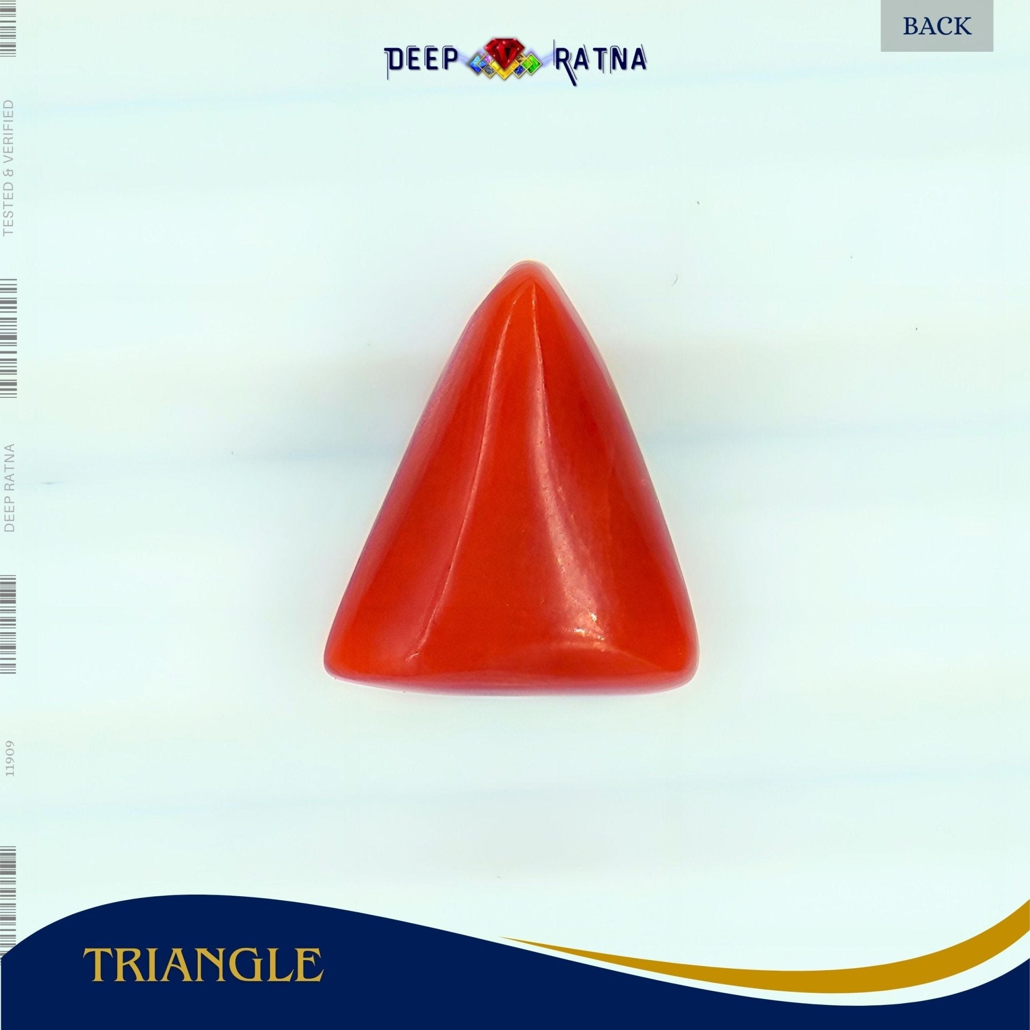 Red Coral 3.52 Carat (Italian) - Deep Ratna