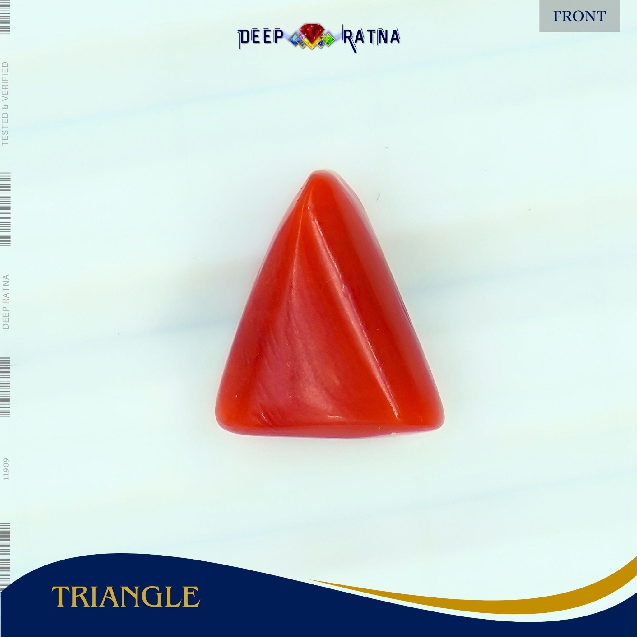 Red Coral 3.52 Carat (Italian) - Deep Ratna