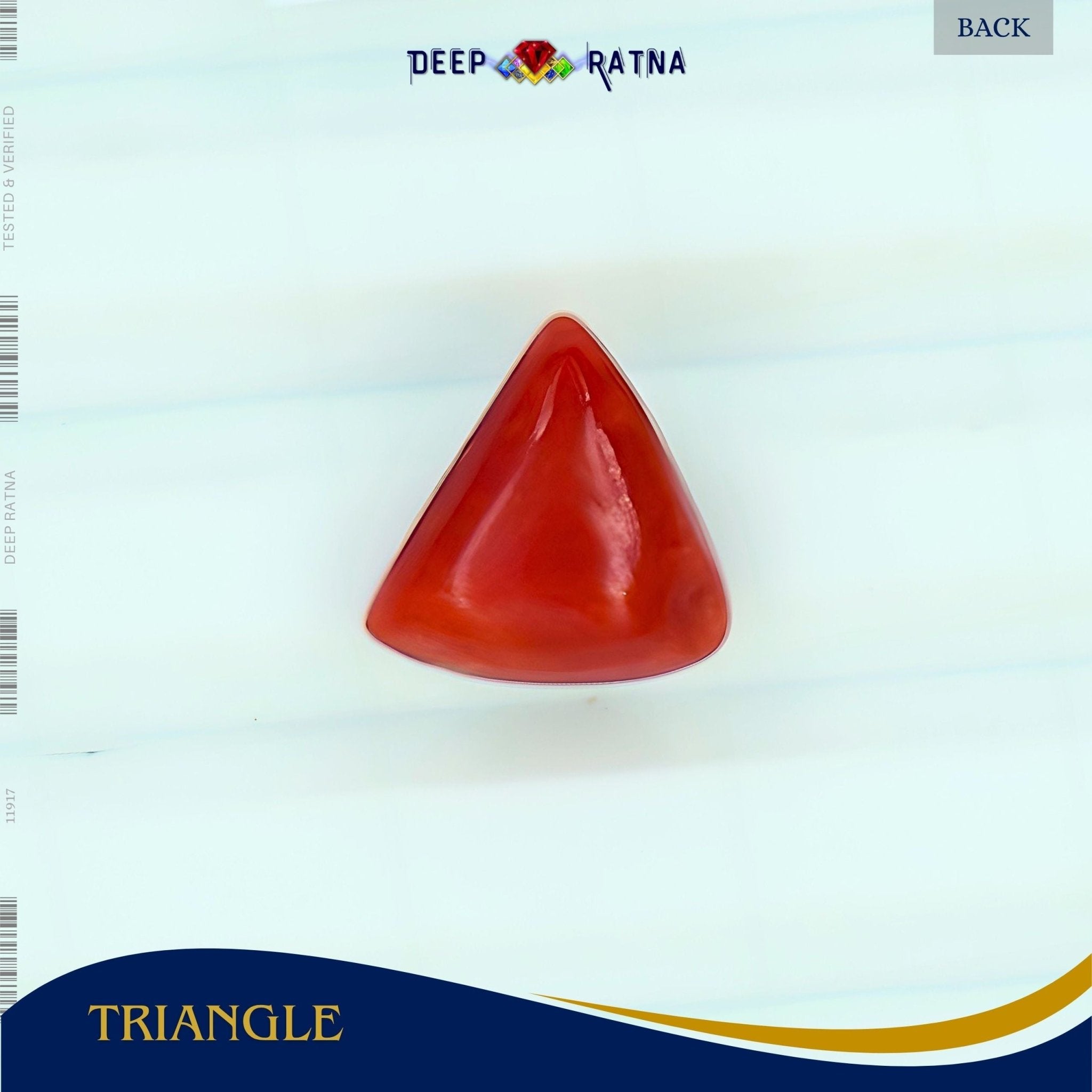 Red Coral 3.59 Carat (Italian) - Deep Ratna