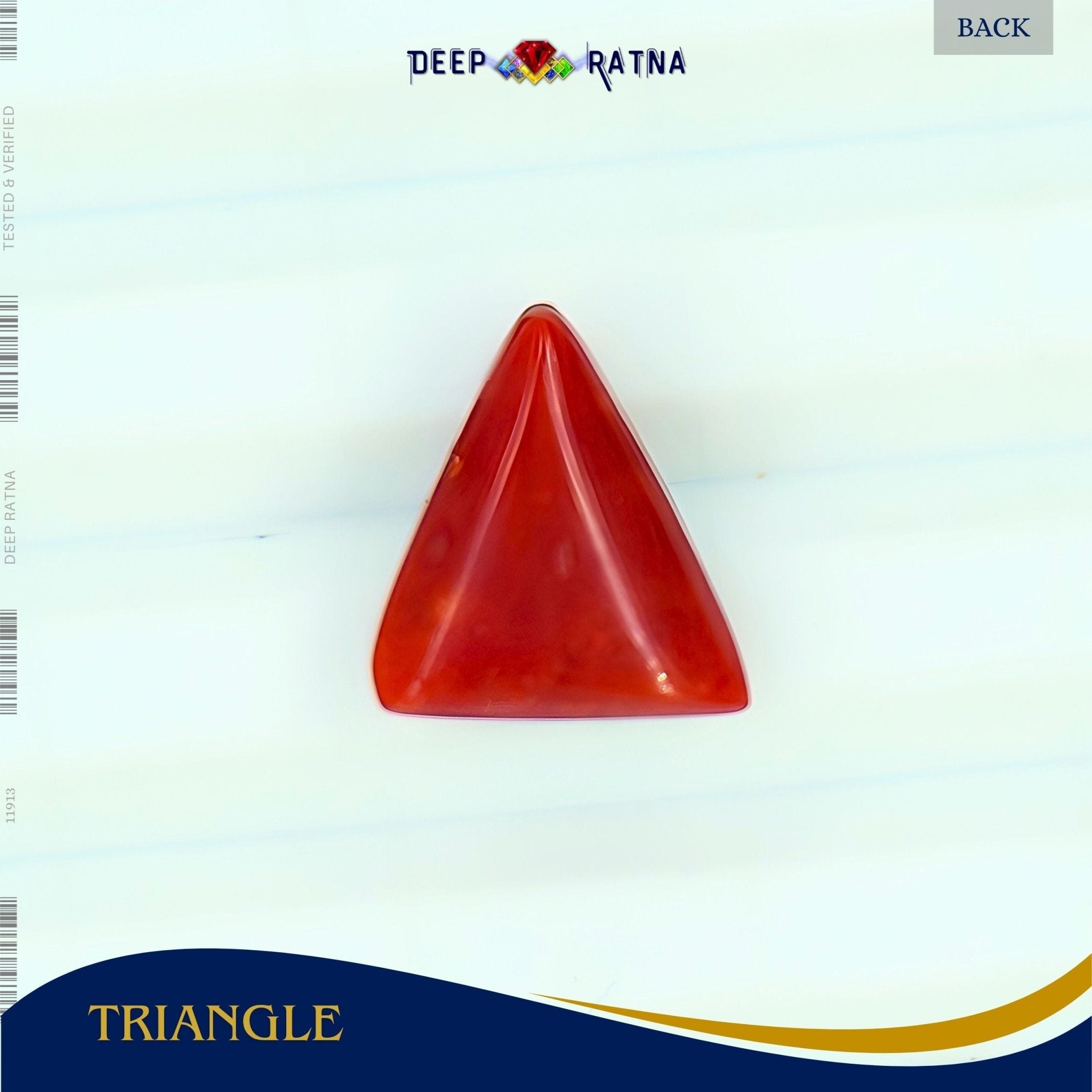 Red Coral 3.62 Carat (Italian) - Deep Ratna