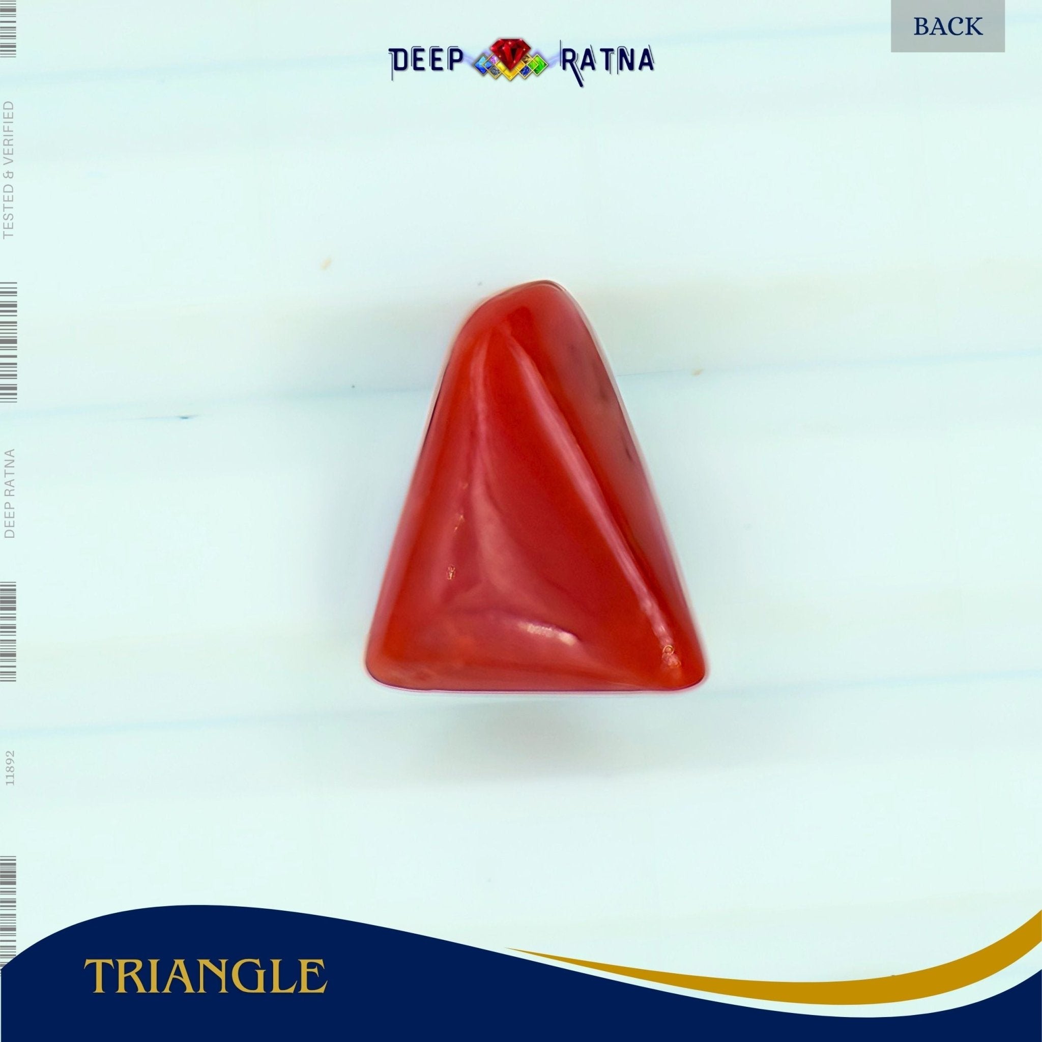 Red Coral 3.66 Carat (Italian) - Deep Ratna