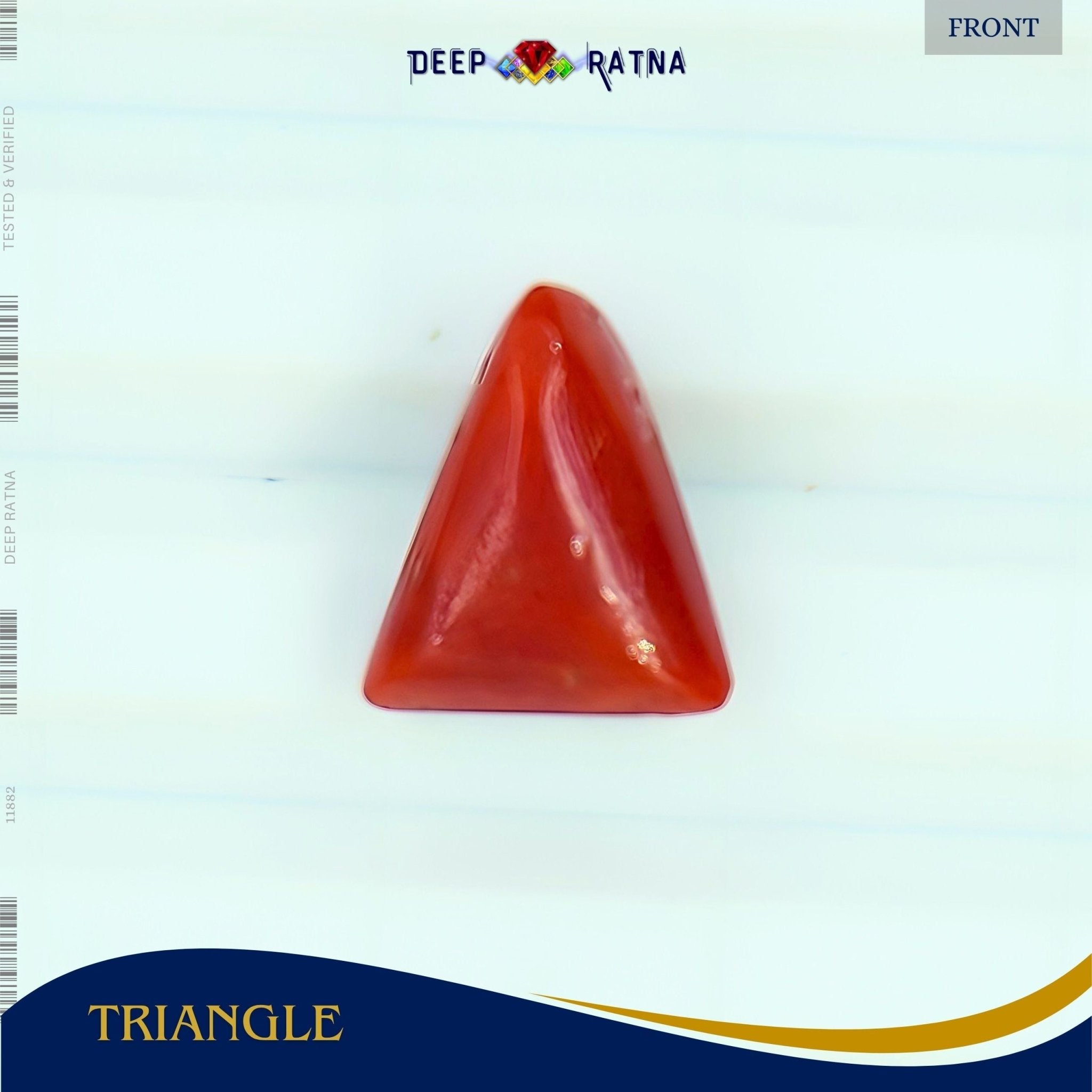 Red Coral 3.66 Carat (Italian) - Deep Ratna