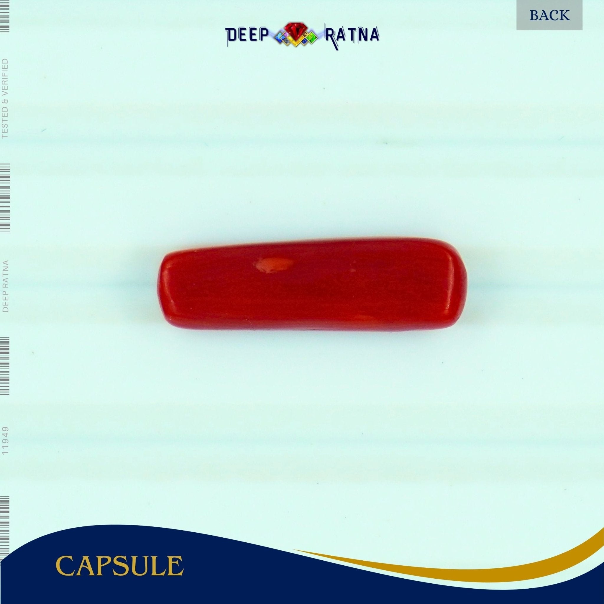 Red Coral 3.73 Carat (Italian) - Deep Ratna