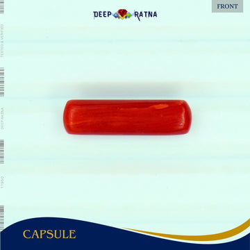 Red Coral 3.74 Carat (Italian) - Deep Ratna