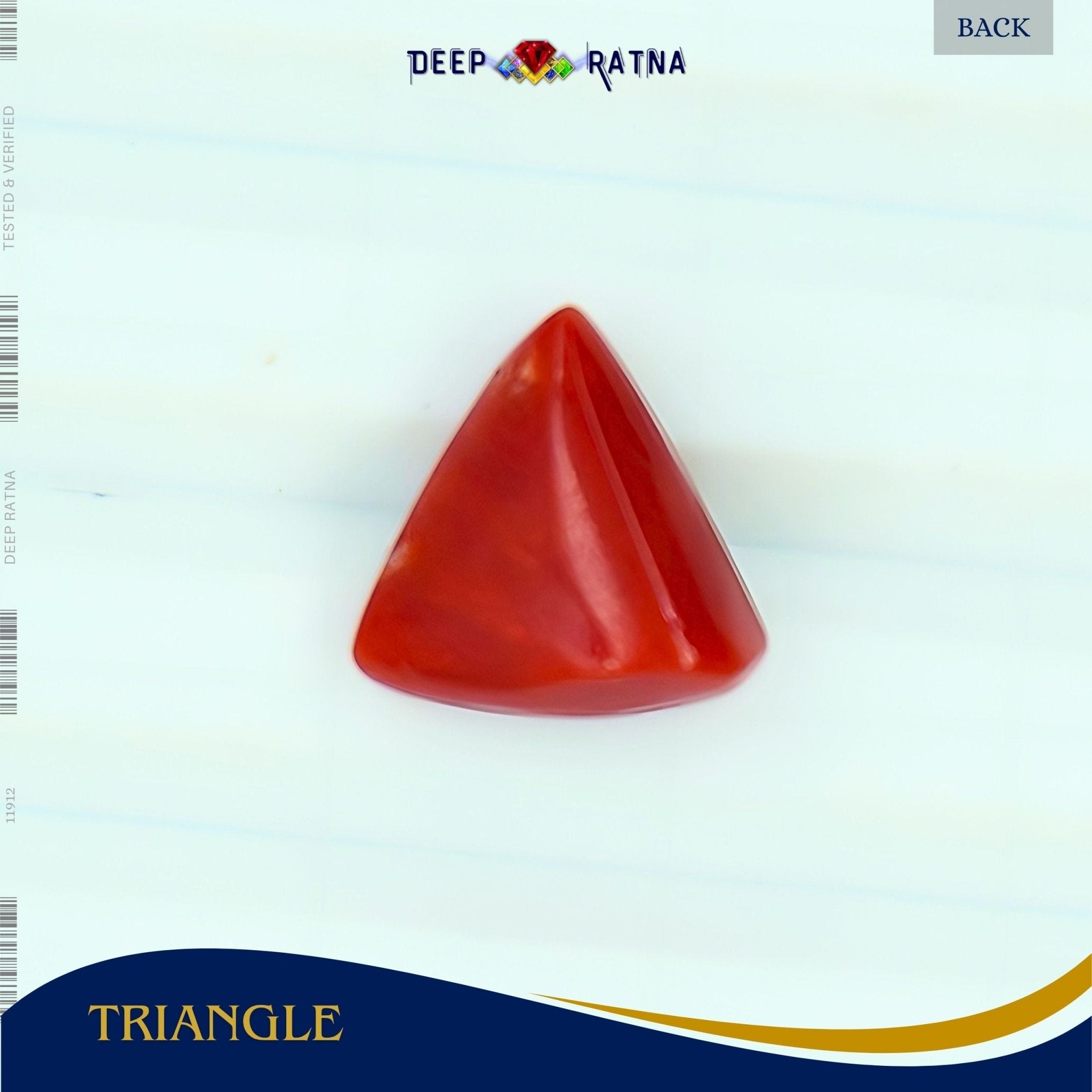 Red Coral 3.77 Carat (Italian) - Deep Ratna