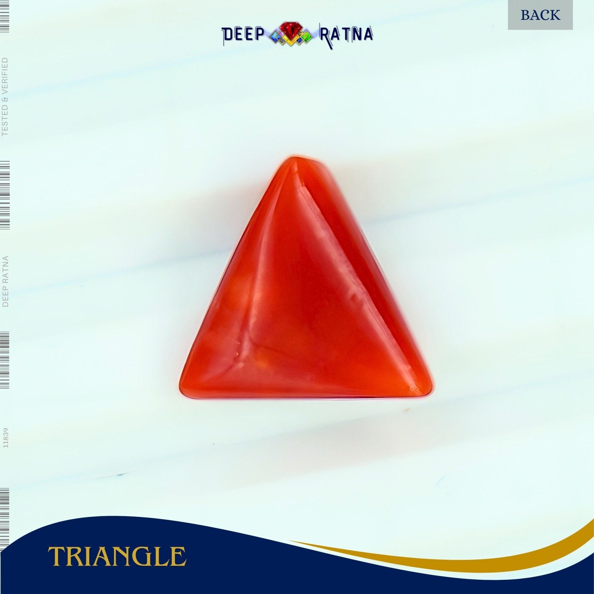 Red Coral 3.81 Carat (Italian) - Deep Ratna