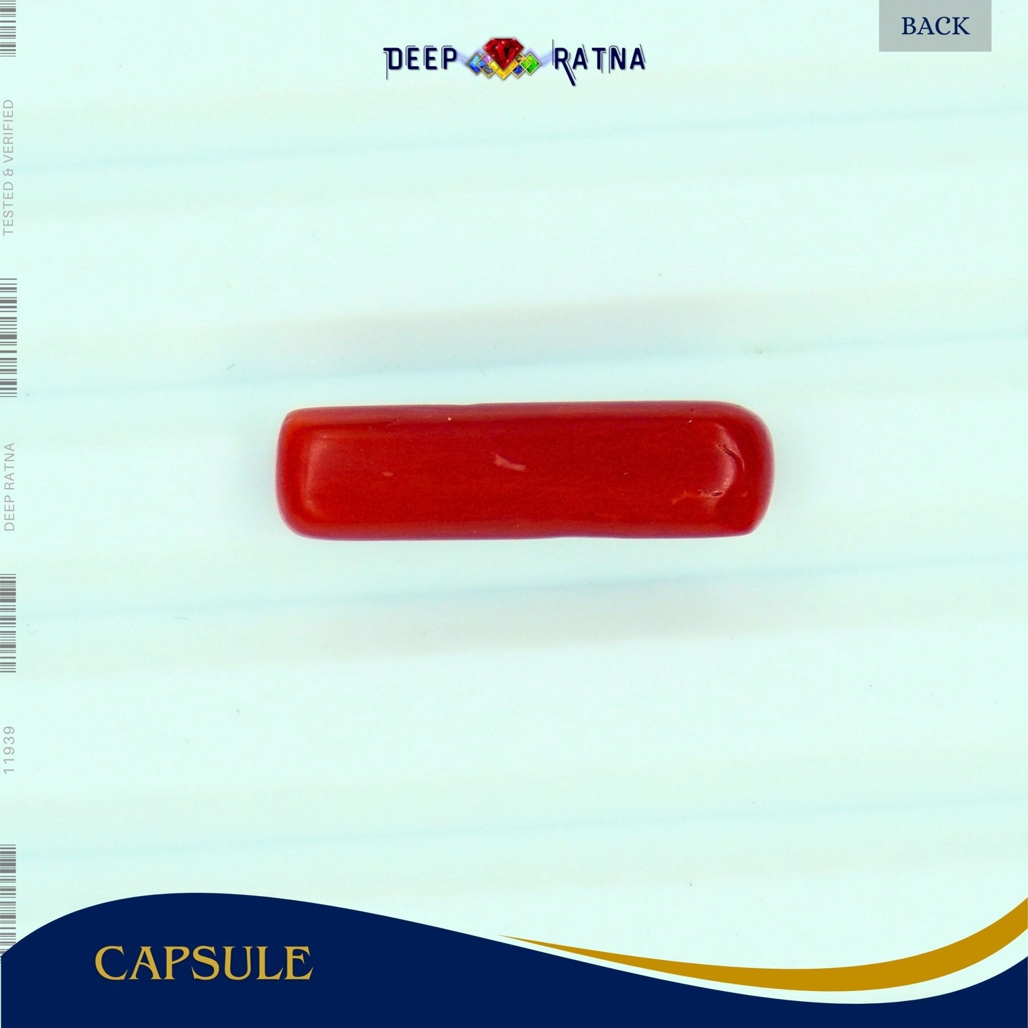 Red Coral 3.81 Carat (Italian) - Deep Ratna