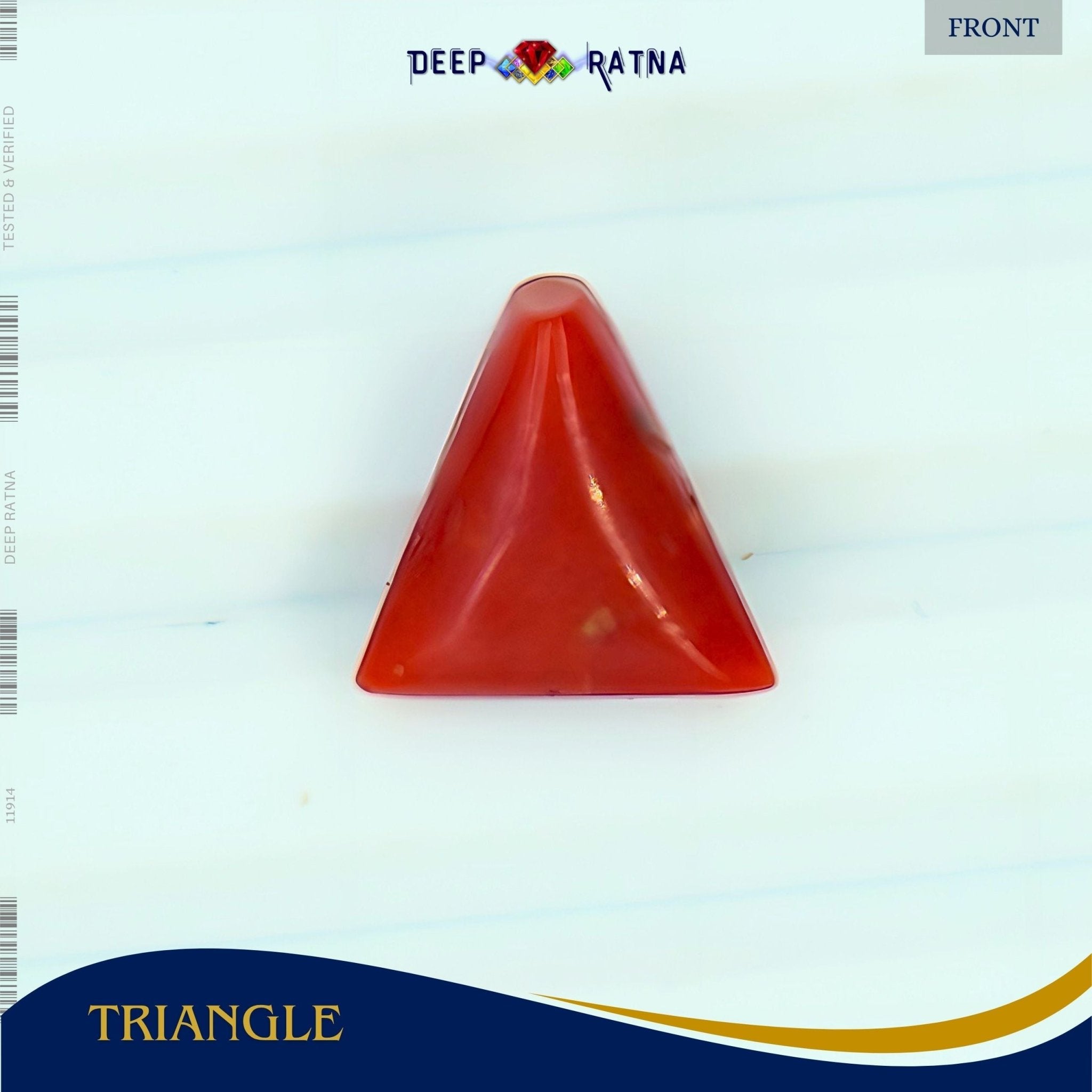 Red Coral 3.83 Carat (Italian) - Deep Ratna