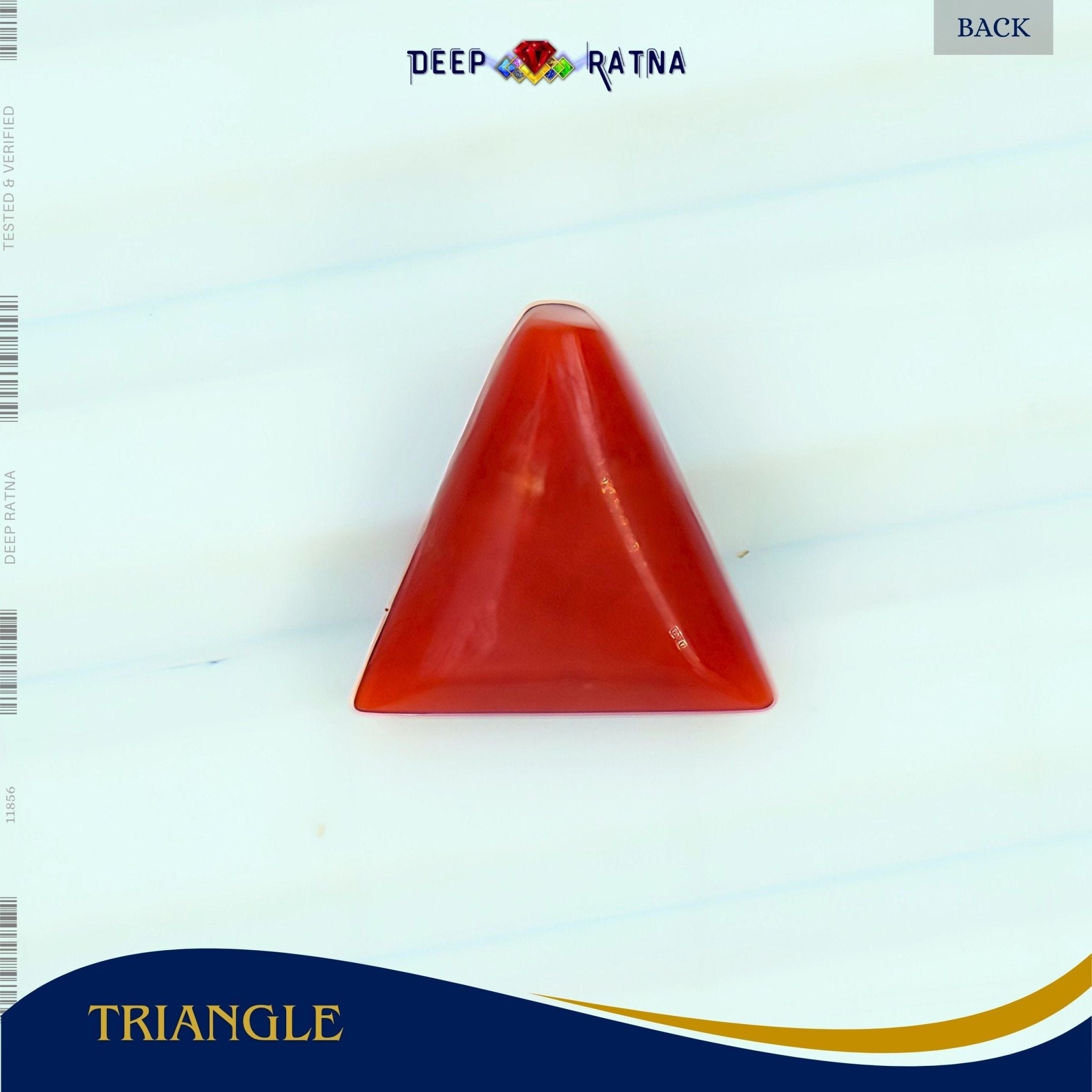 Red Coral 3.83 Carat (Italian) - Deep Ratna