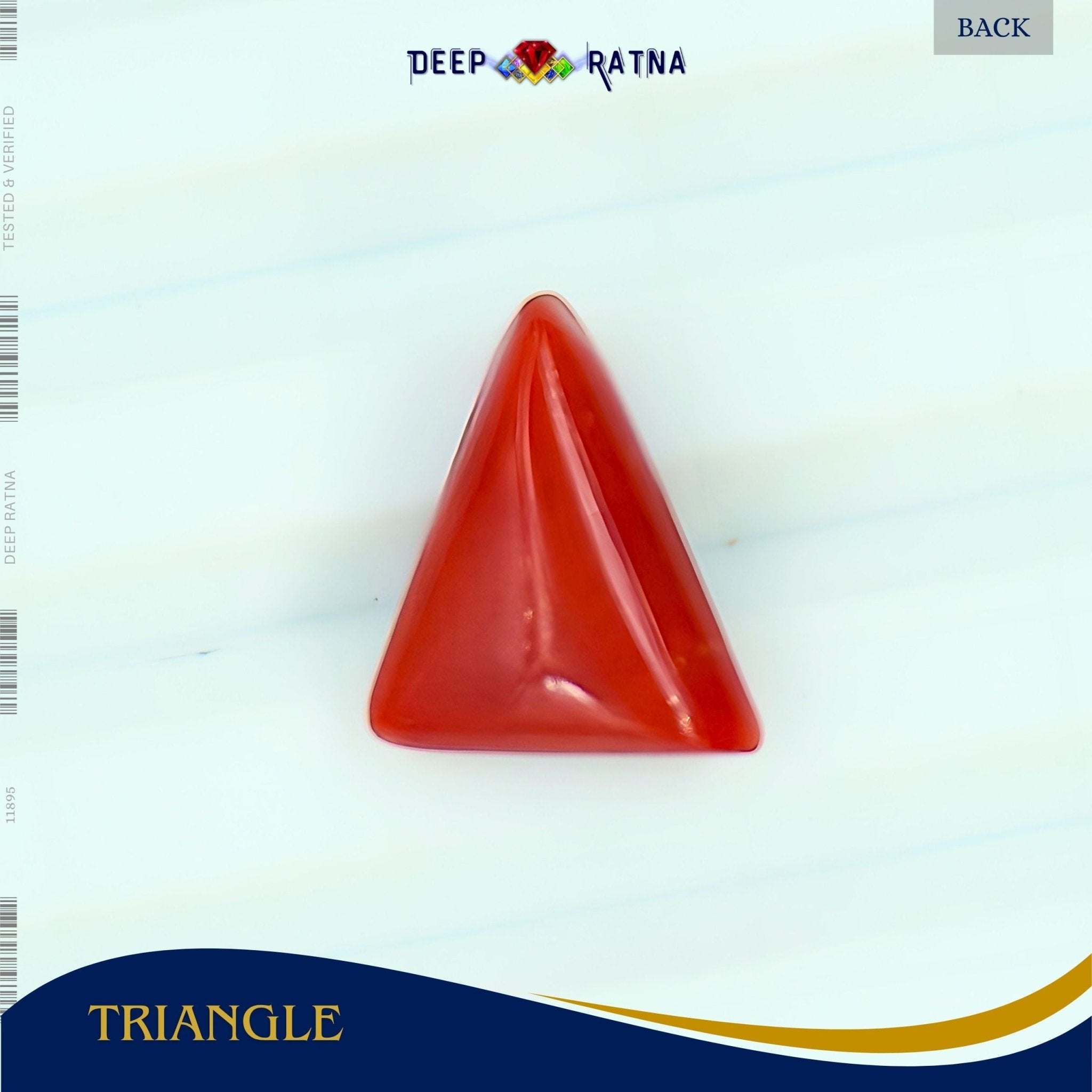 Red Coral 3.87 Carat (Italian) - Deep Ratna