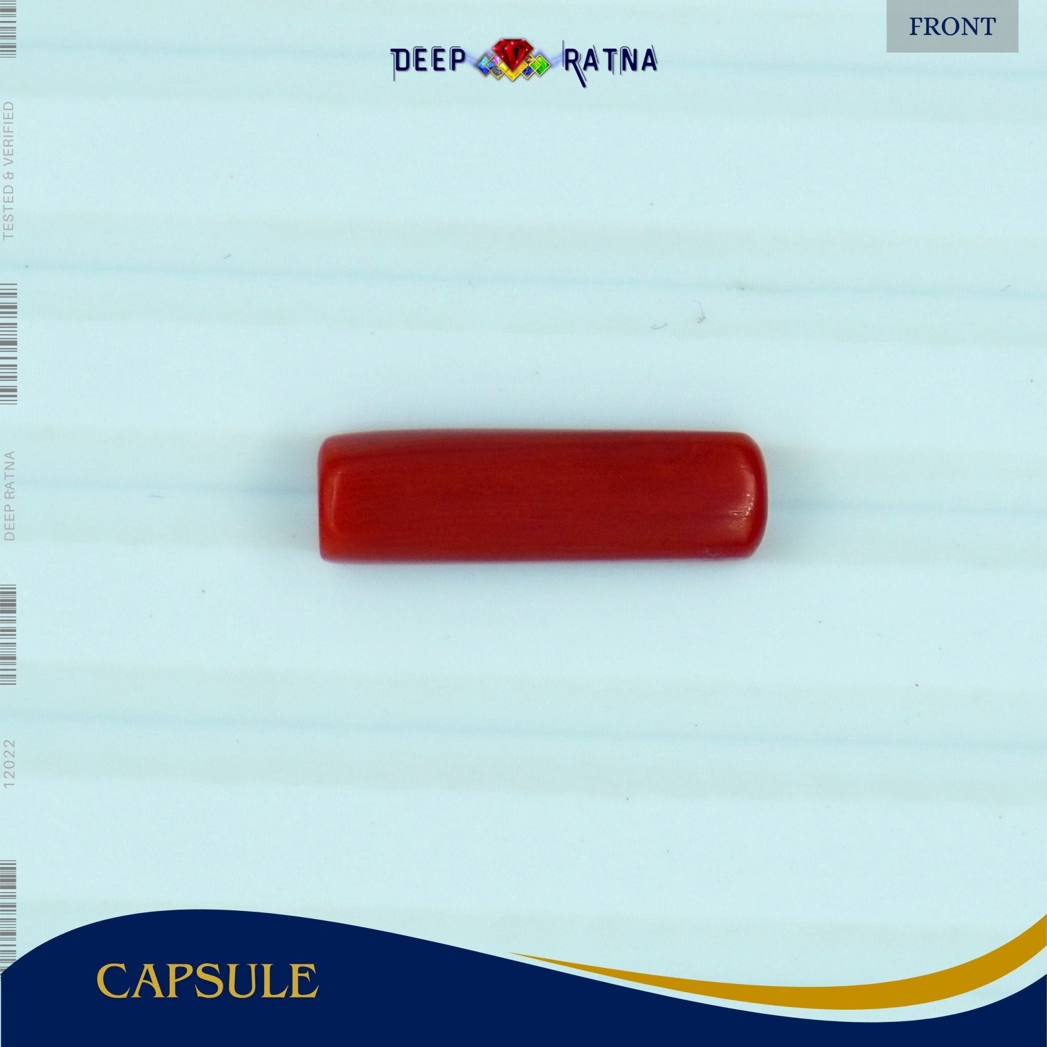 Red Coral 3.88 Carat (Italian) - Deep Ratna