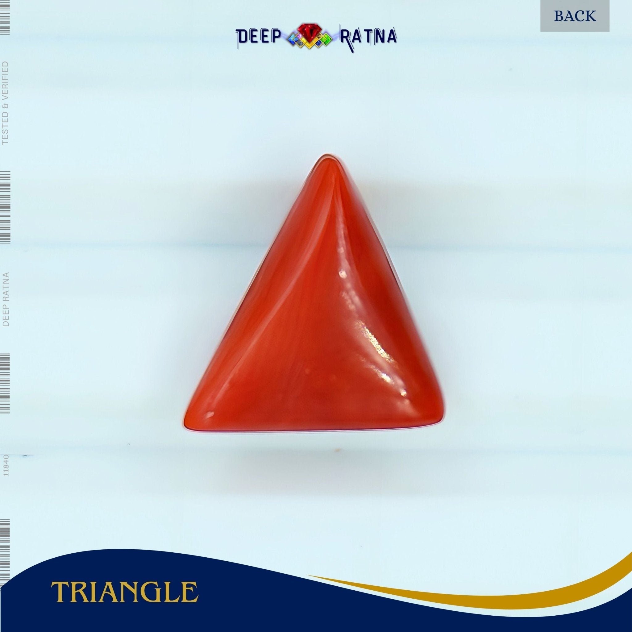 Red Coral 3.91 Carat (Italian) - Deep Ratna