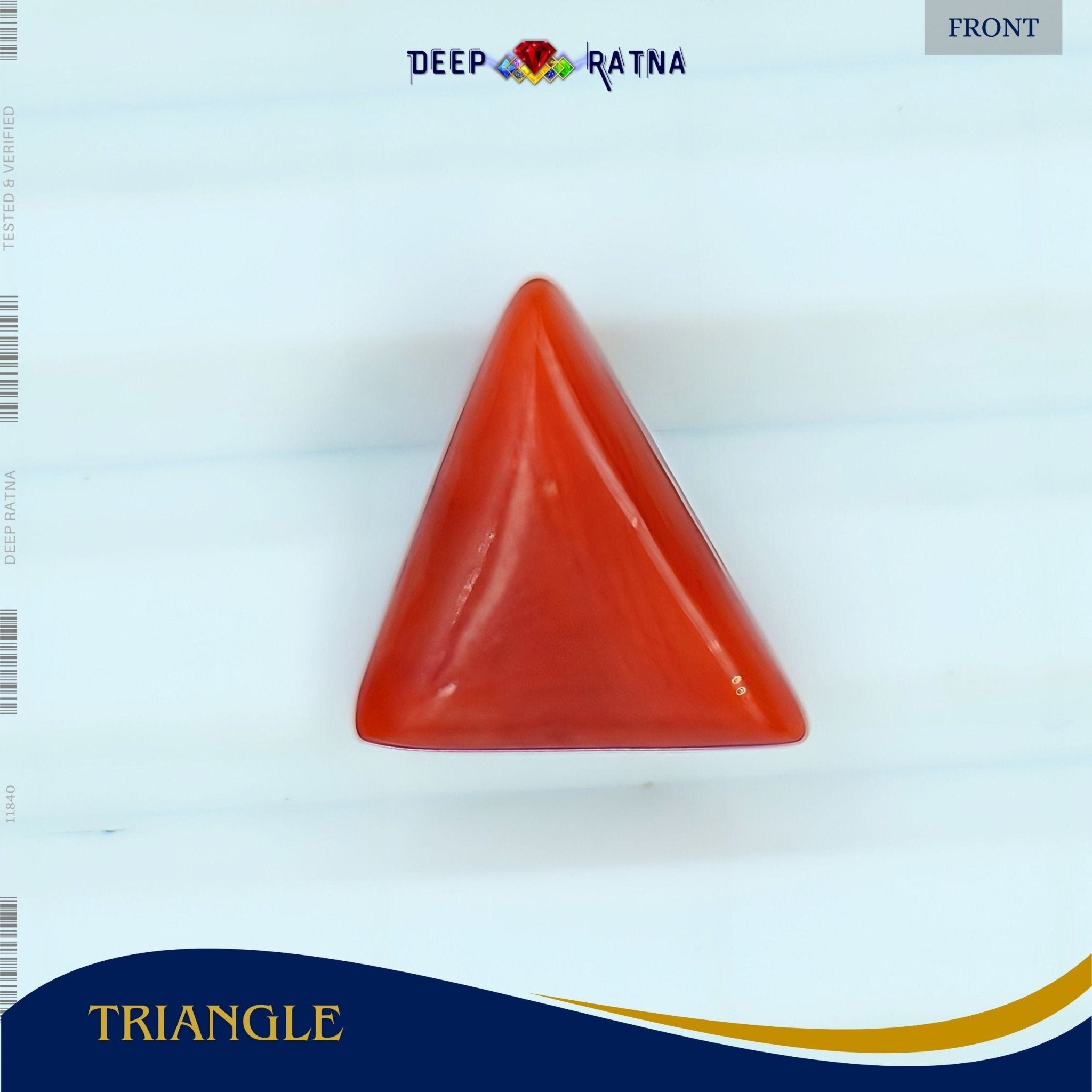 Red Coral 3.91 Carat (Italian) - Deep Ratna