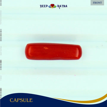 Red Coral 3.96 Carat (Italian) - Deep Ratna