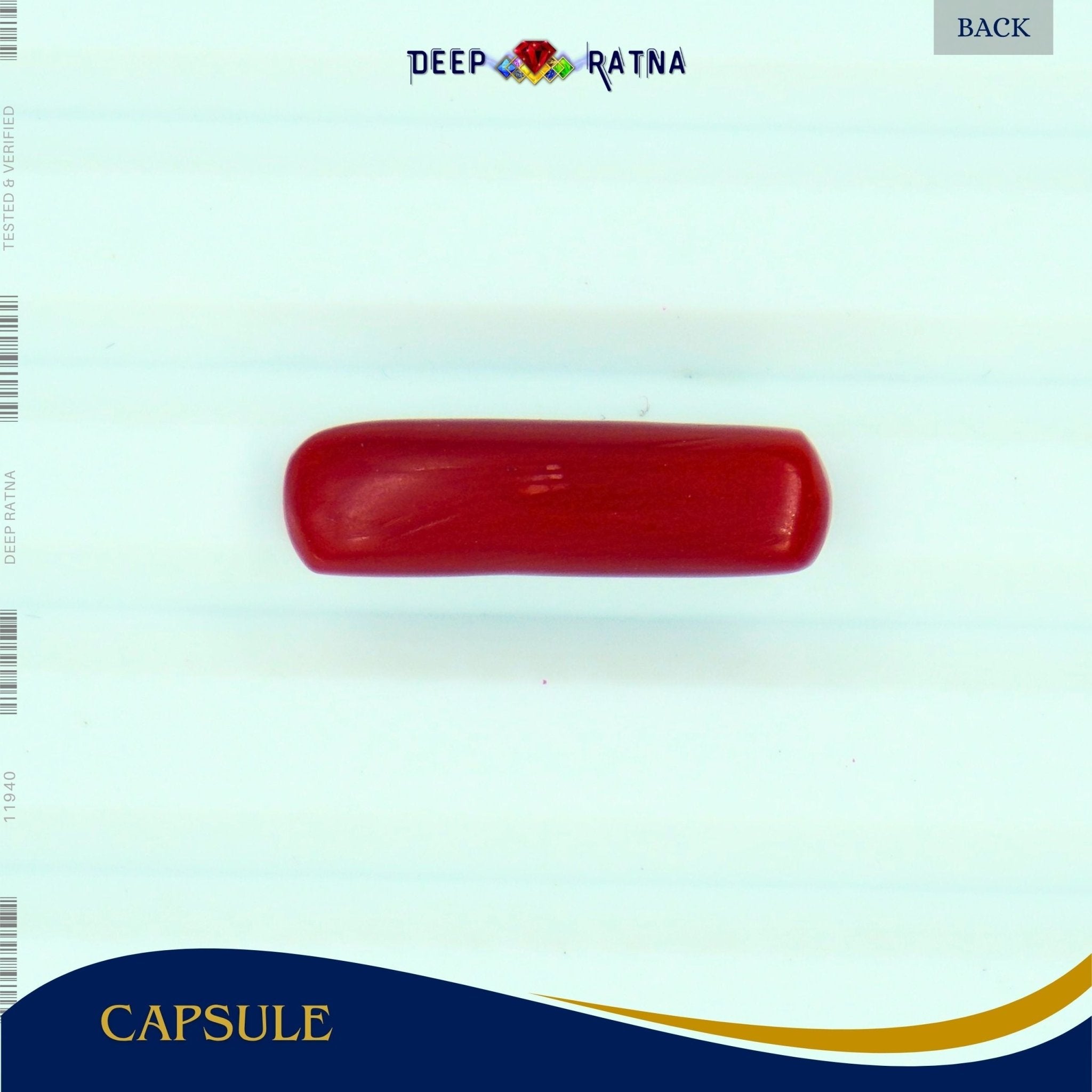 Red Coral 4.06 Carat (Italian) - Deep Ratna