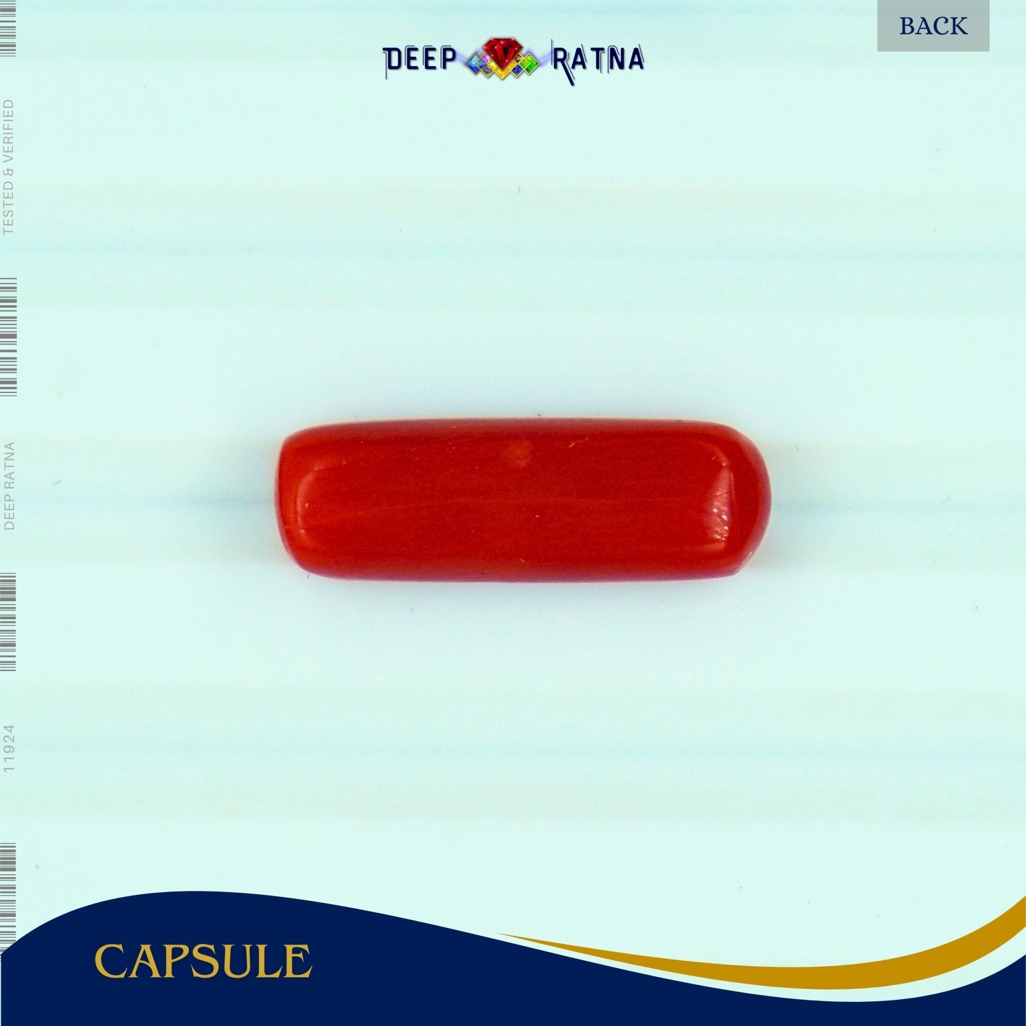 Red Coral 4.11 Carat (Italian) - Deep Ratna