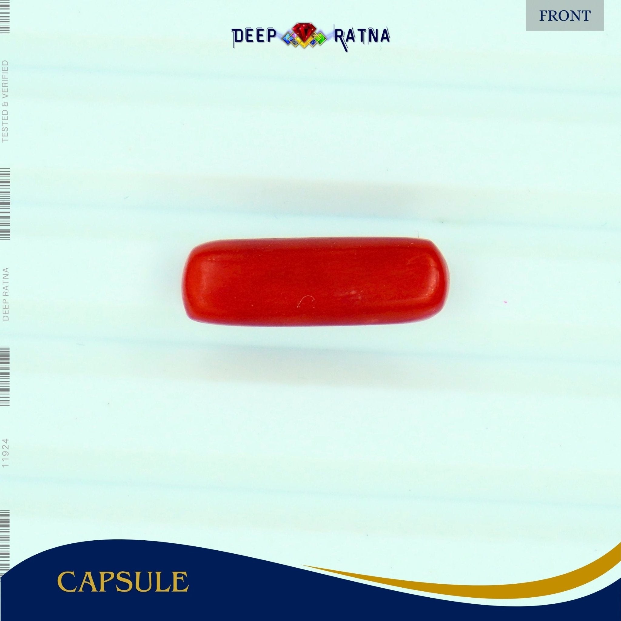 Red Coral 4.11 Carat (Italian) - Deep Ratna