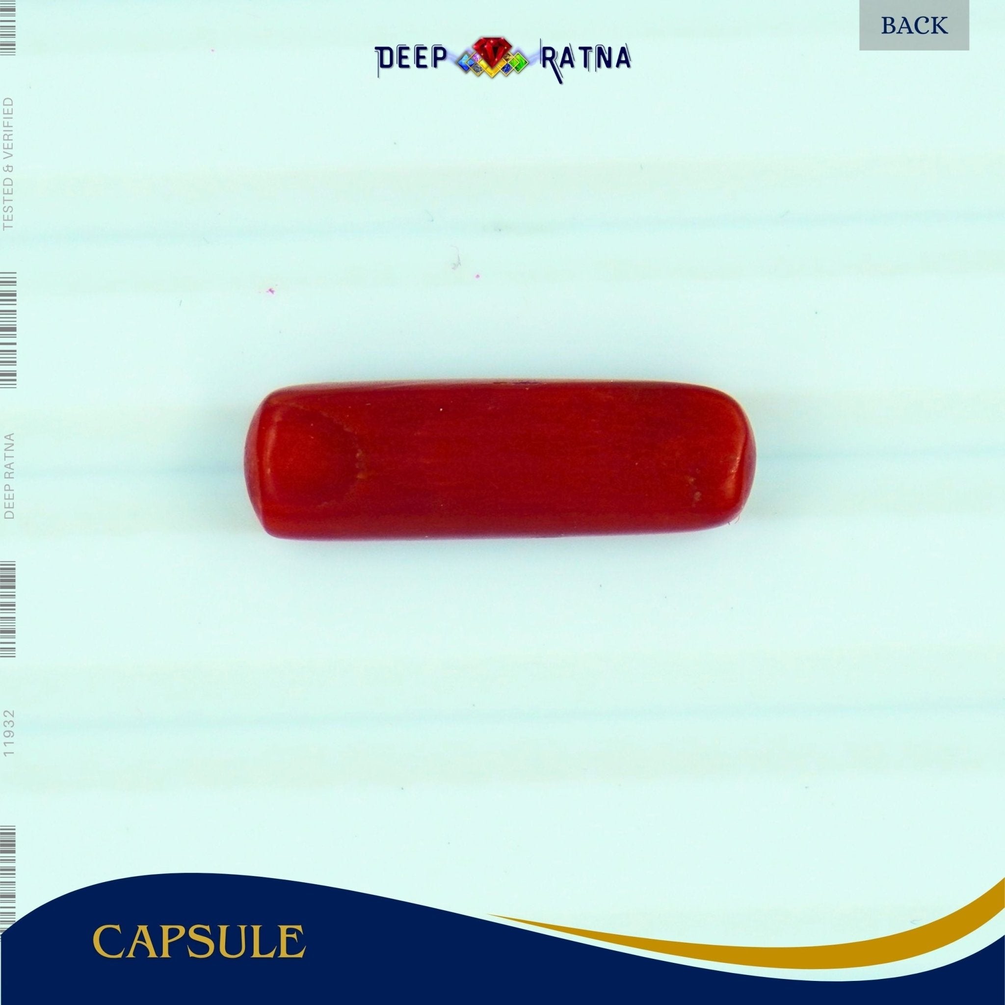 Red Coral 4.36 Carat (Italian) - Deep Ratna