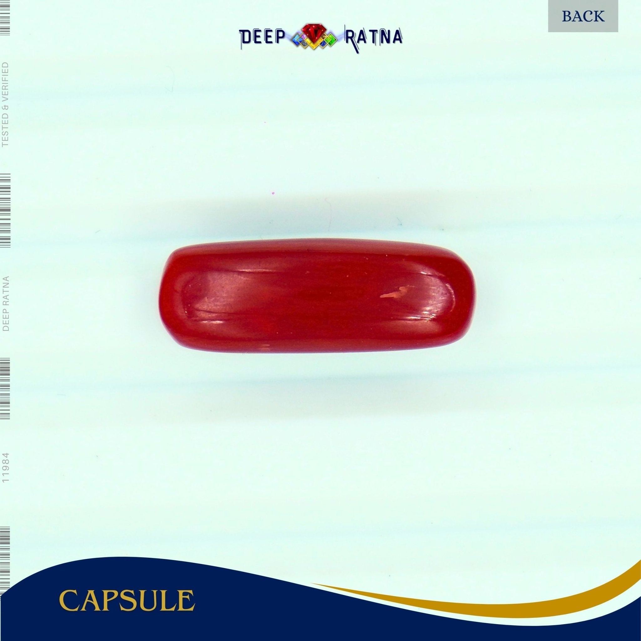 Red Coral 4.69 Carat (Italian) - Deep Ratna