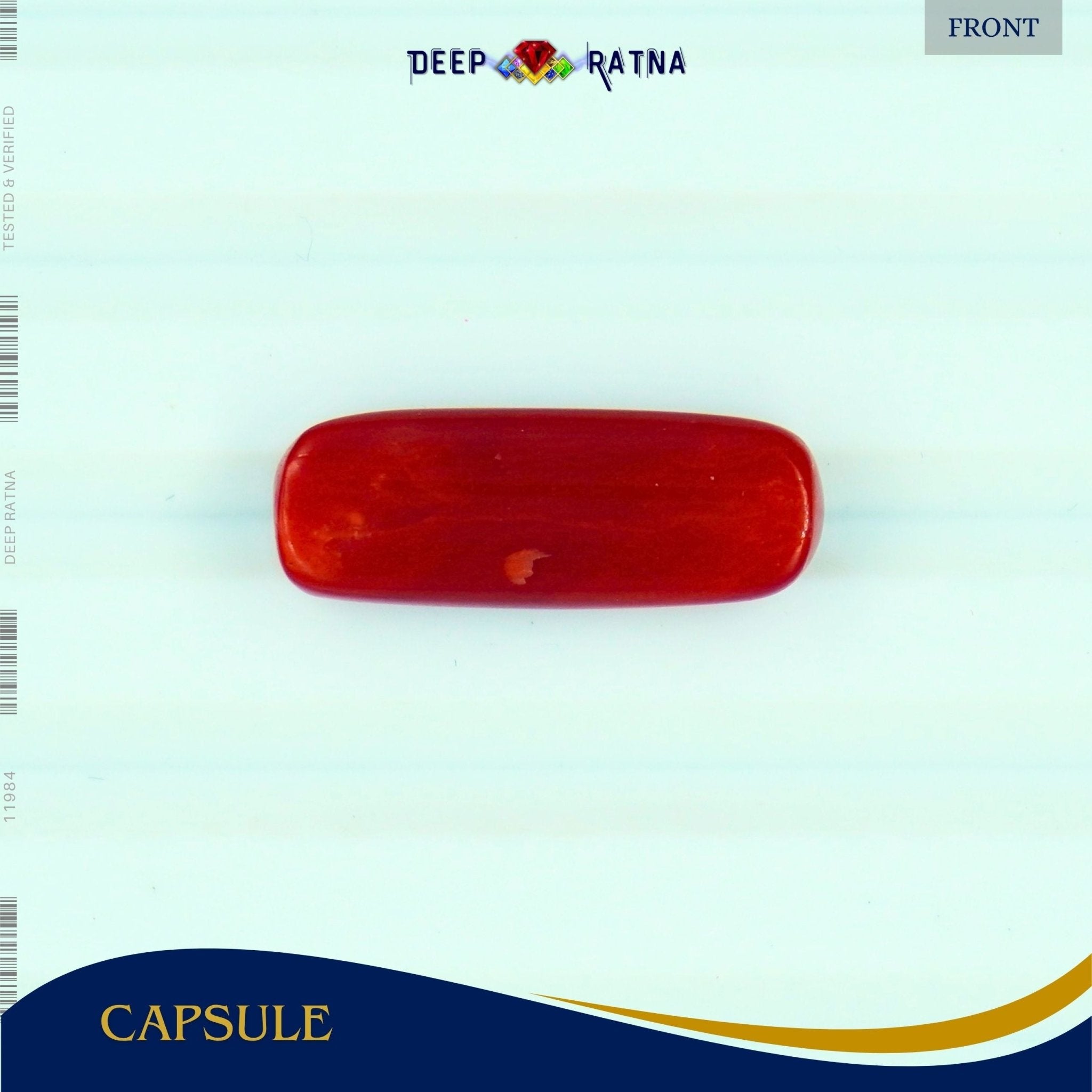 Red Coral 4.69 Carat (Italian) - Deep Ratna