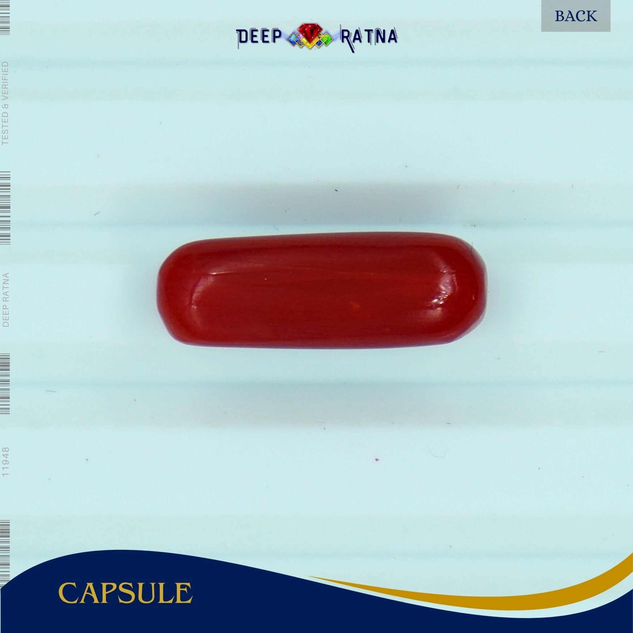 Red Coral 4.72 Carat (Italian) - Deep Ratna