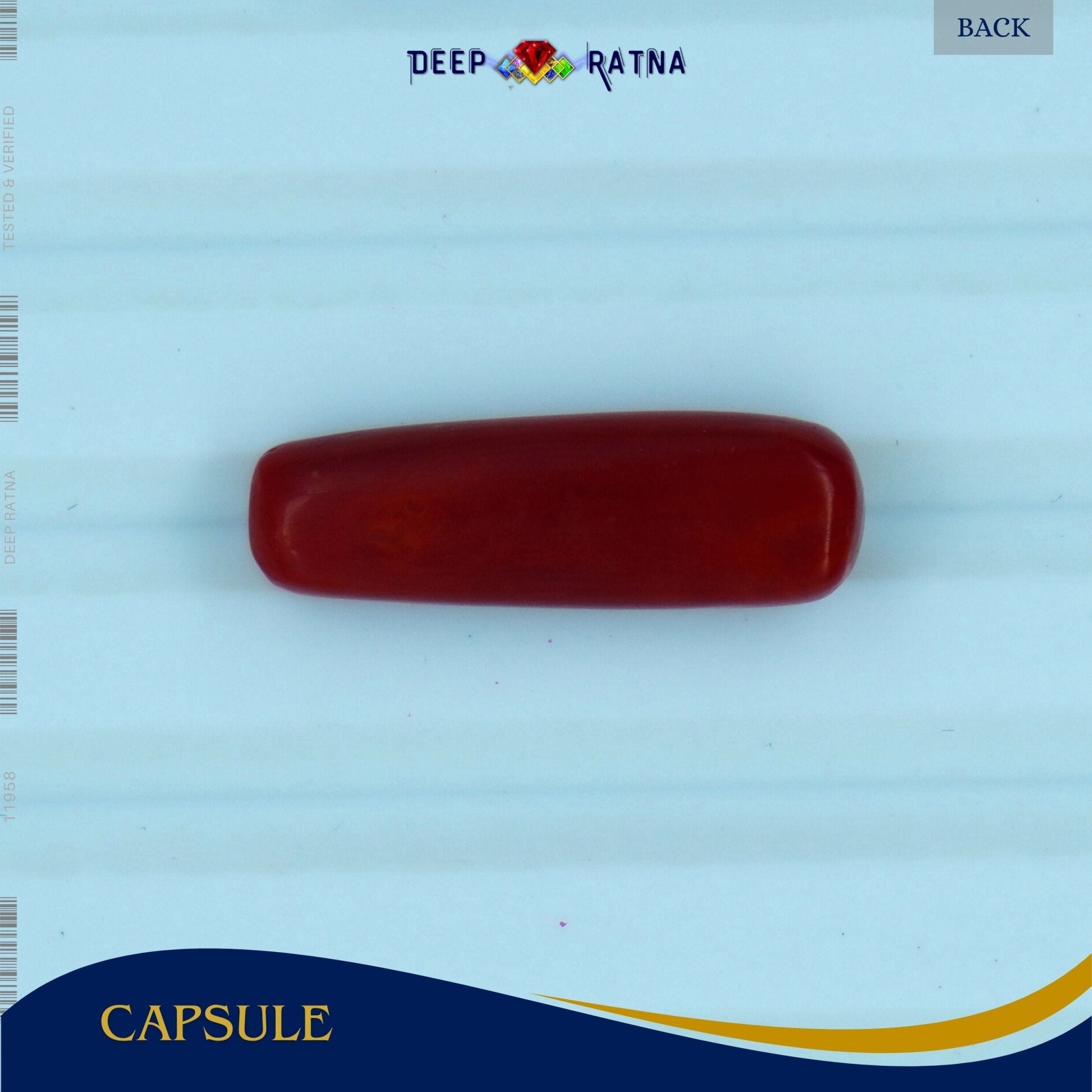 Red Coral 4.77 Carat (Italian) - Deep Ratna