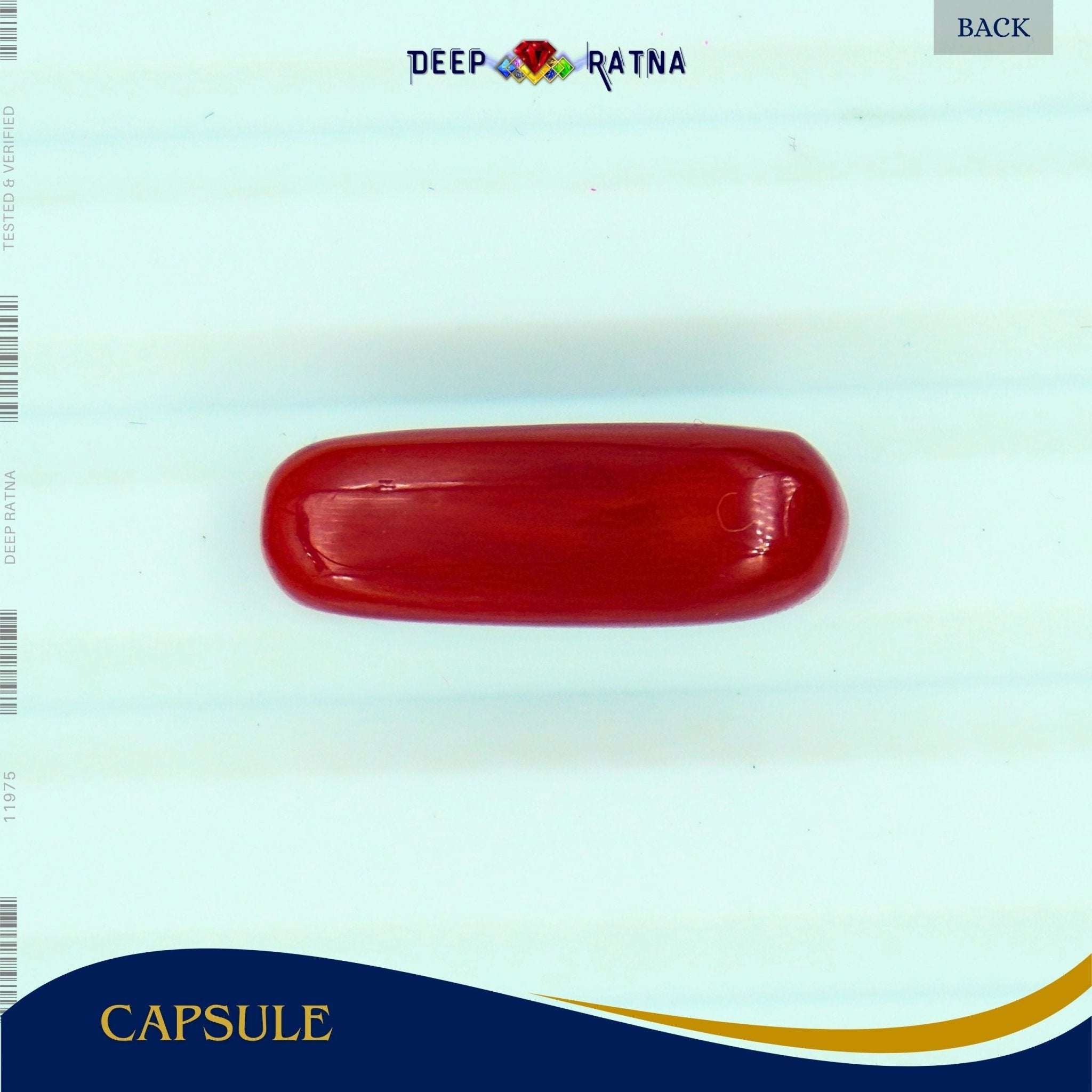 Red Coral 4.87 Carat (Italian) - Deep Ratna