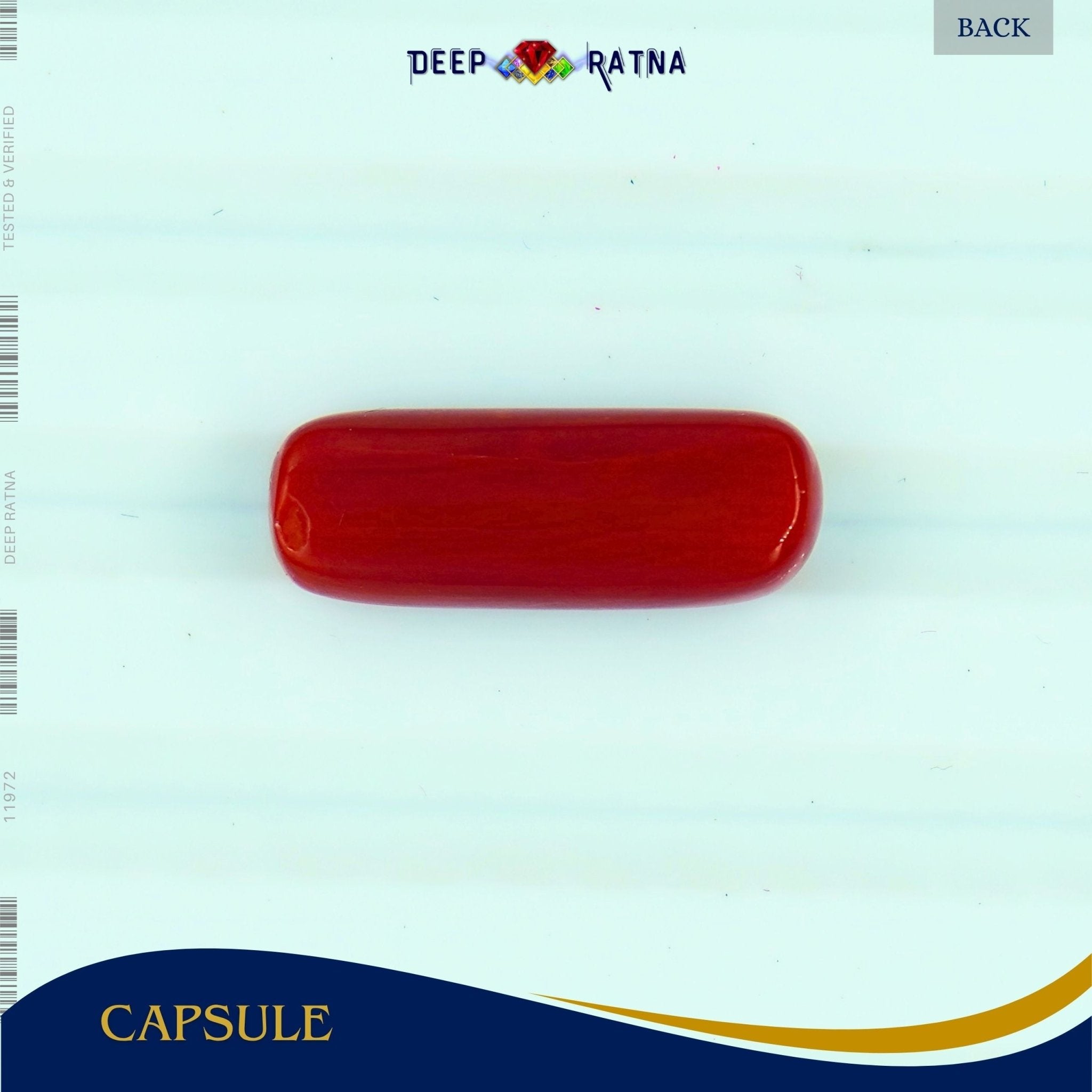Red Coral 4.89 Carat (Italian) - Deep Ratna