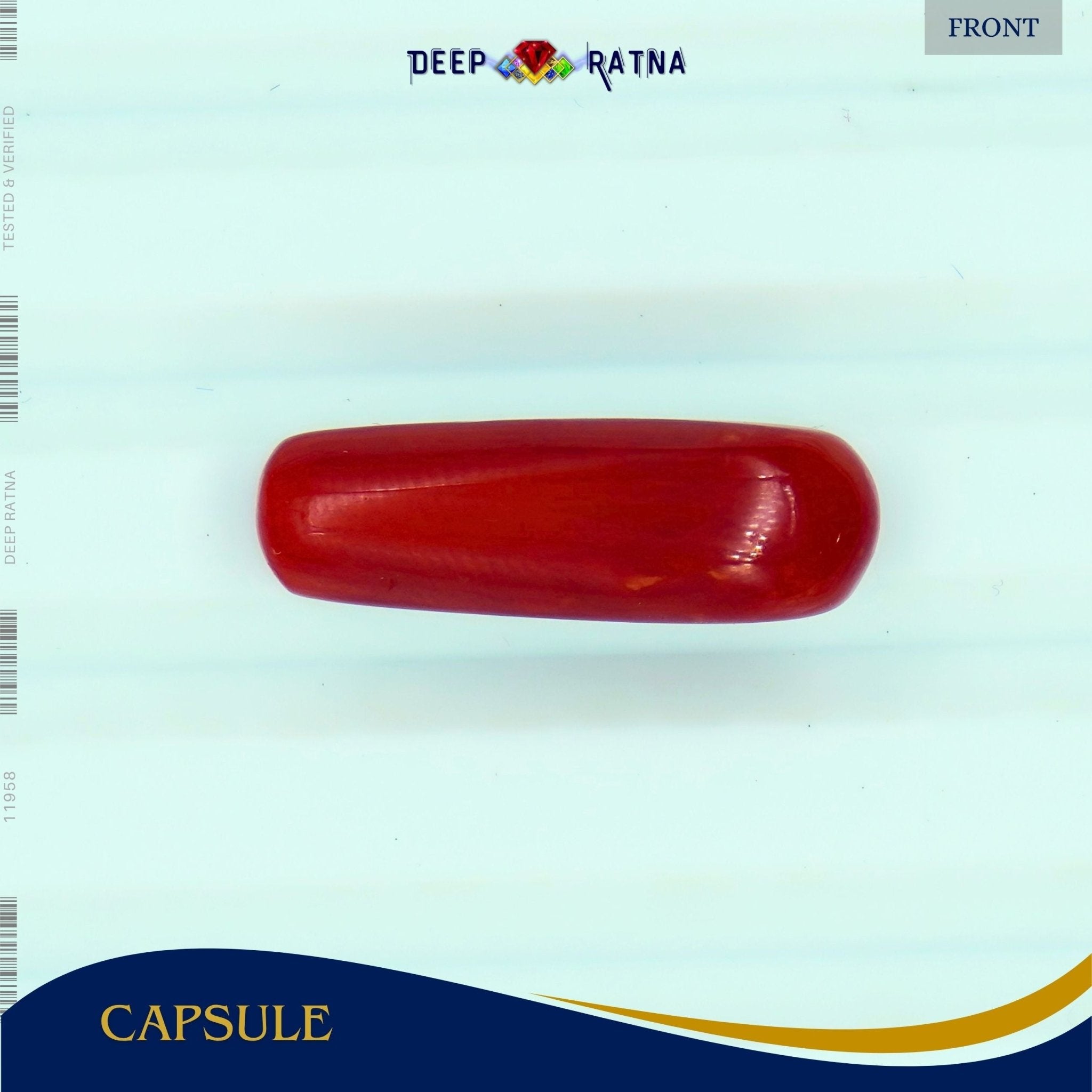 Red Coral 4.98 Carat (Italian) - Deep Ratna