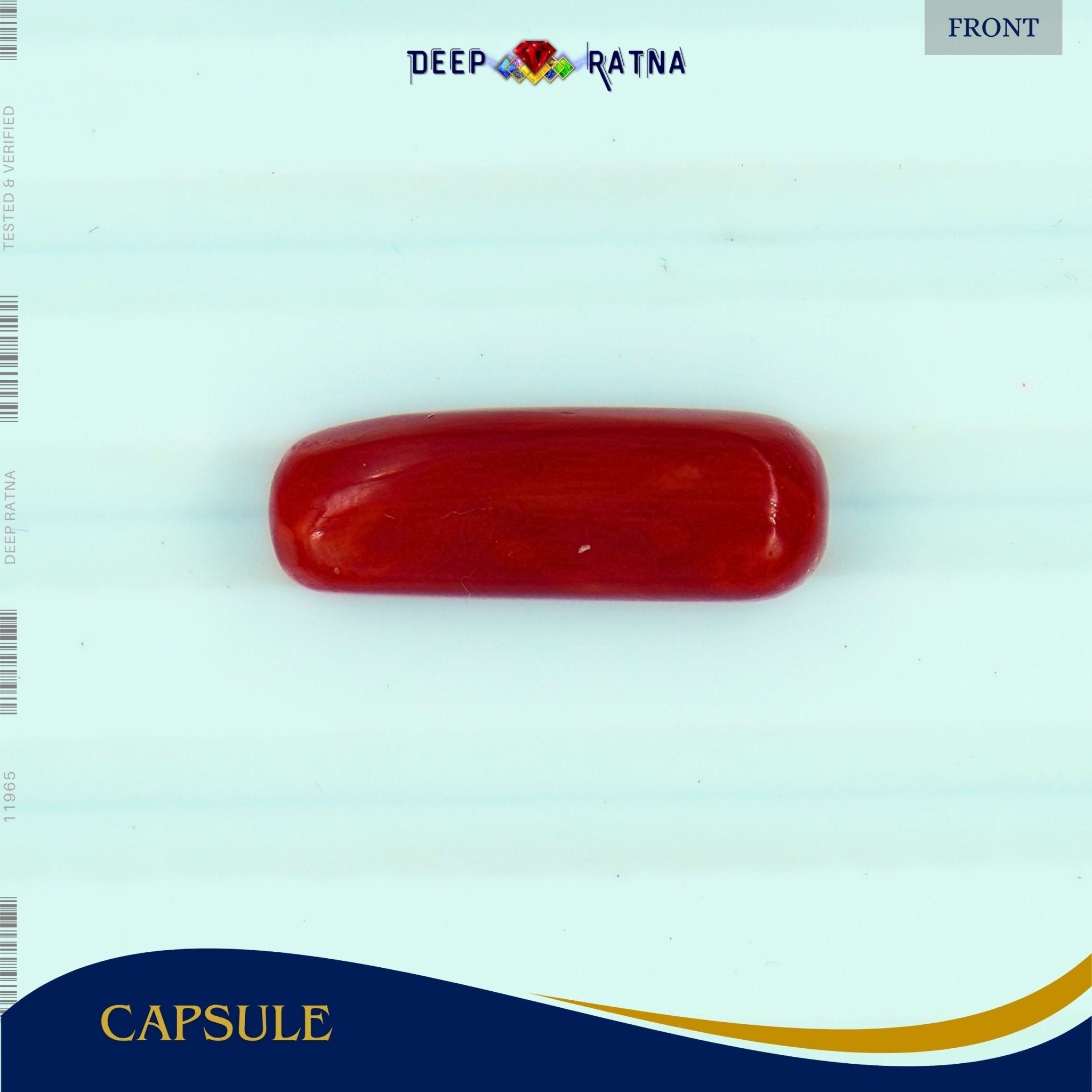 Red Coral 4.98 Carat (Italian) - Deep Ratna