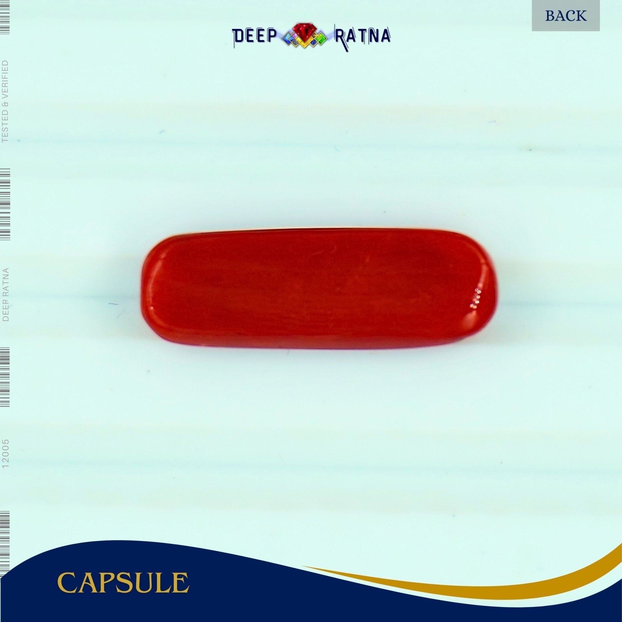 Red Coral 5.03 Carat (Italian) - Deep Ratna